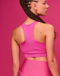 Active Cropped Bra - Kelly Green