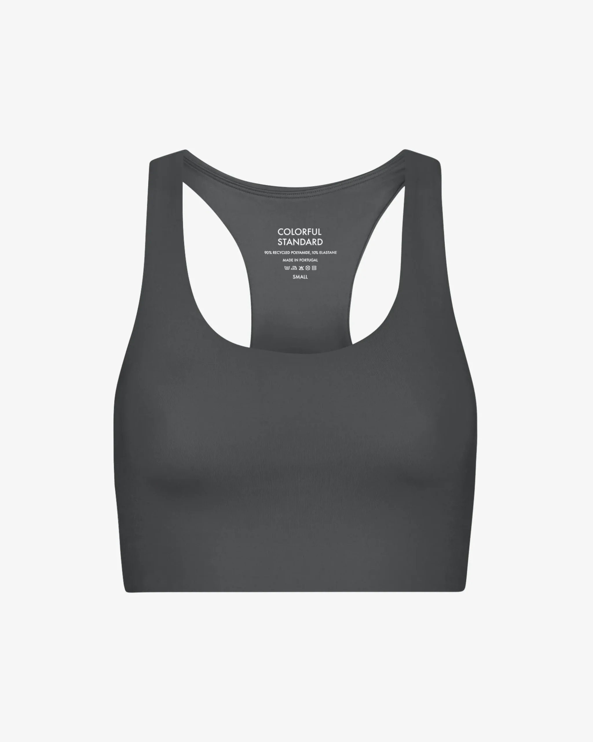 Active Cropped Bra - Lava Grey