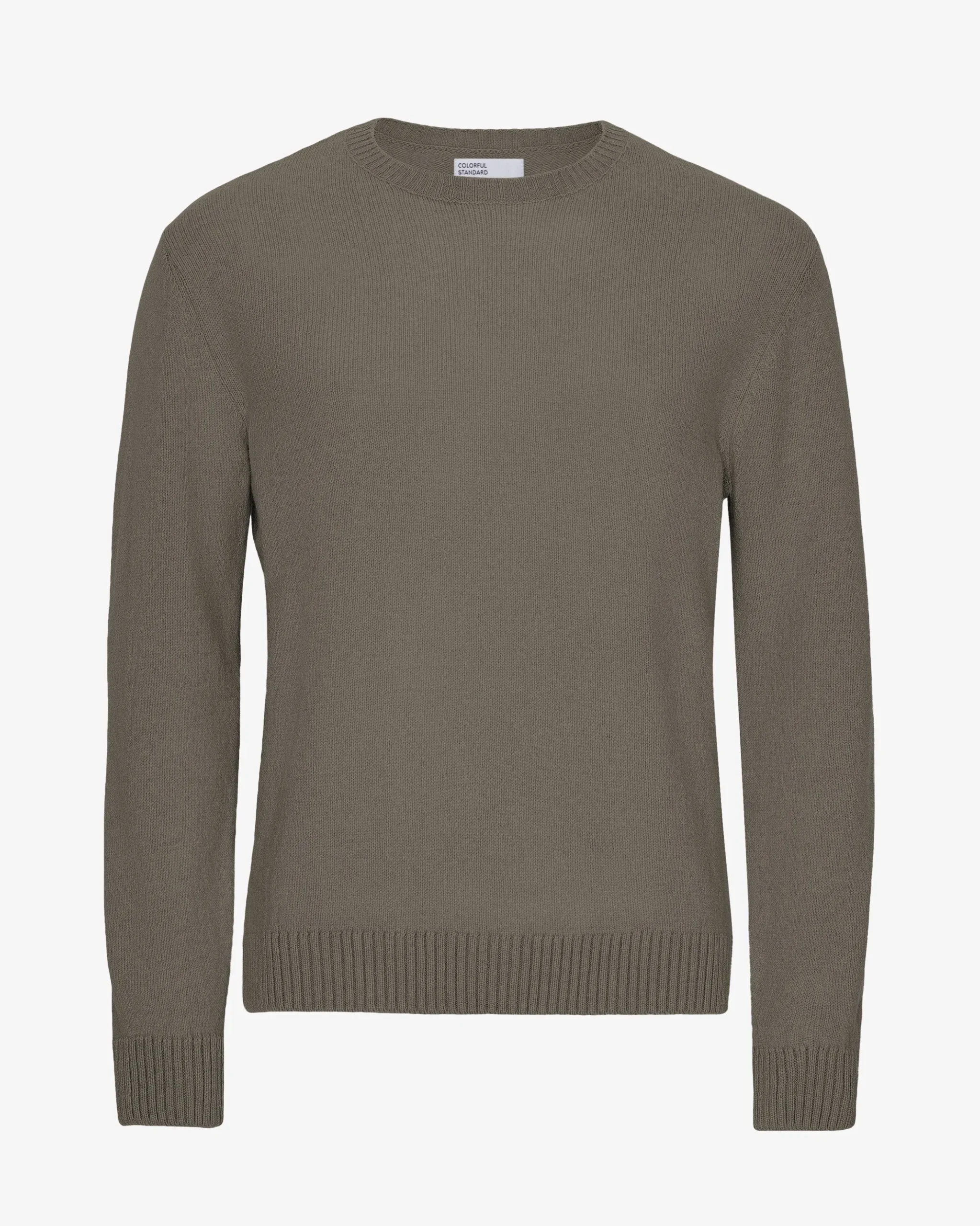 Classic Merino Wool Crew - Dusty Olive