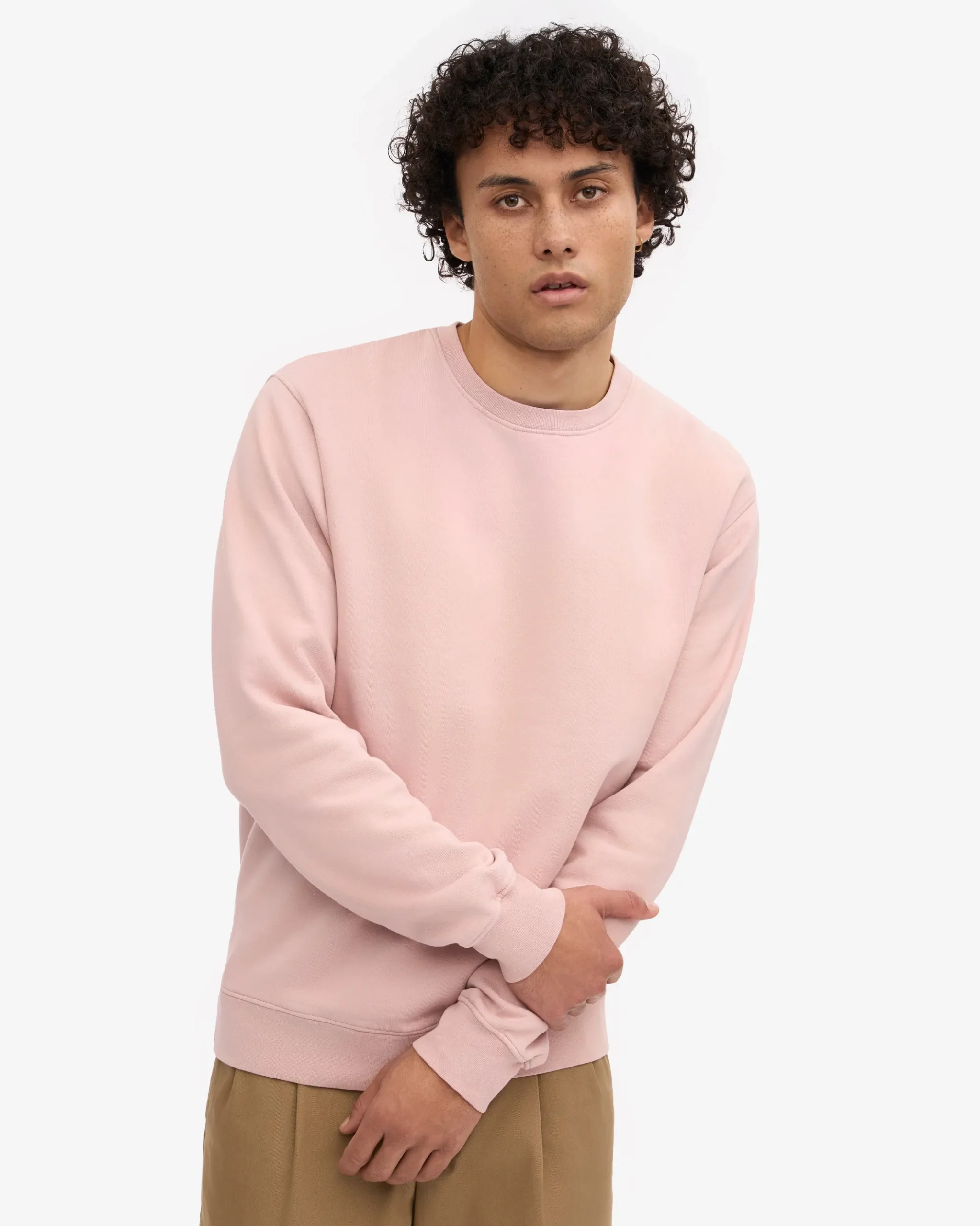 Classic Organic Crew - Faded Pink