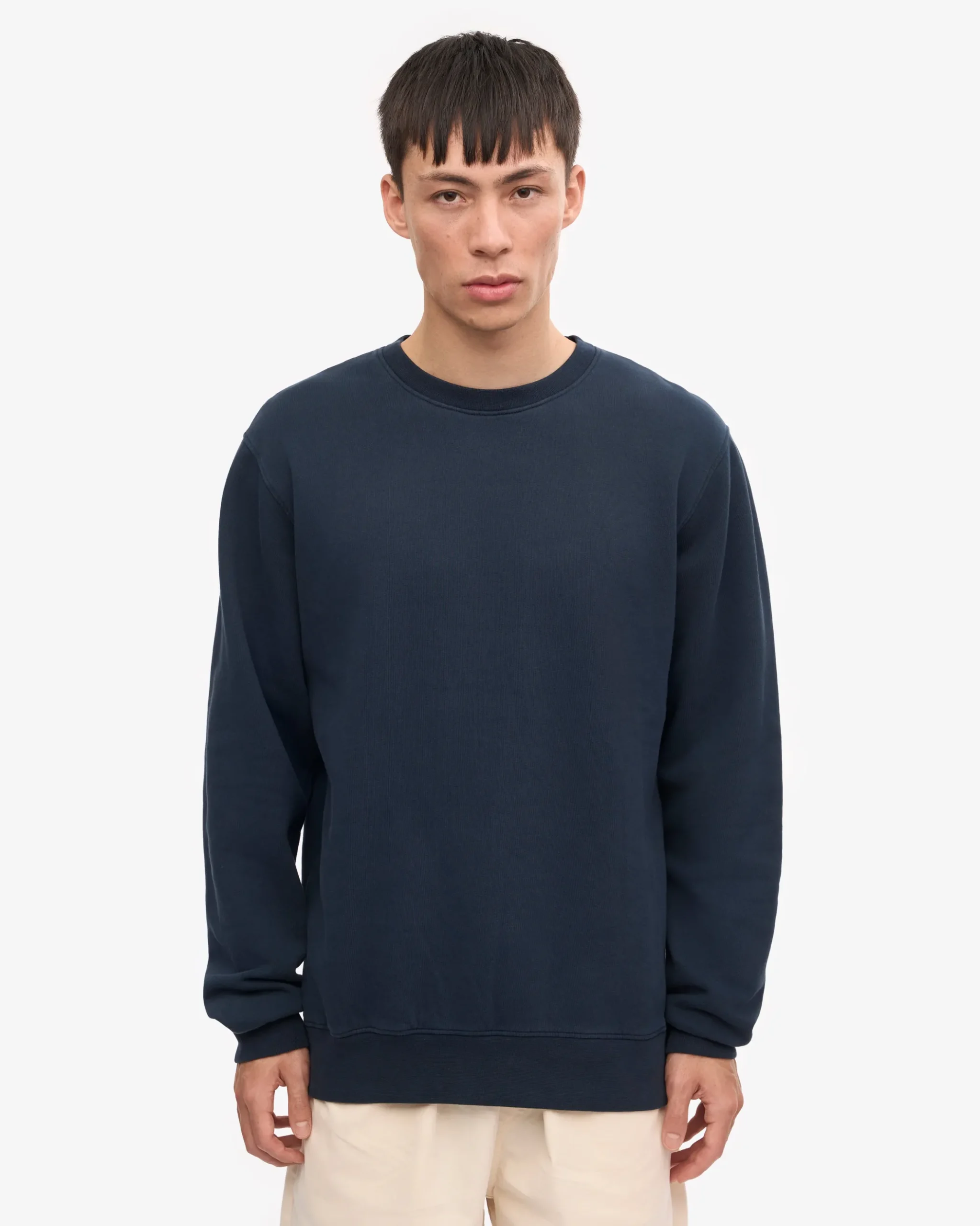 Classic Organic Crew - Navy Blue