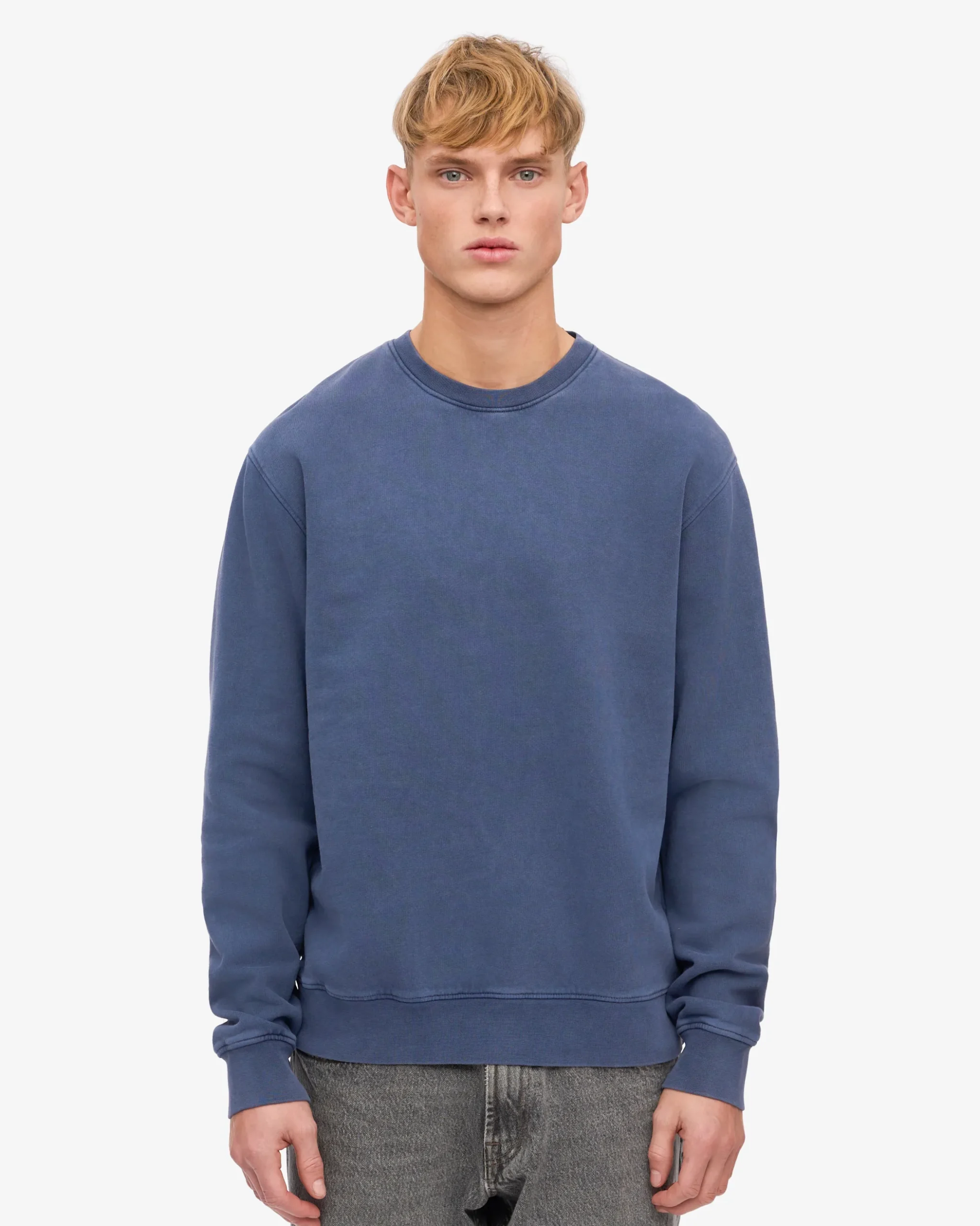 Classic Organic Crew - Neptune Blue