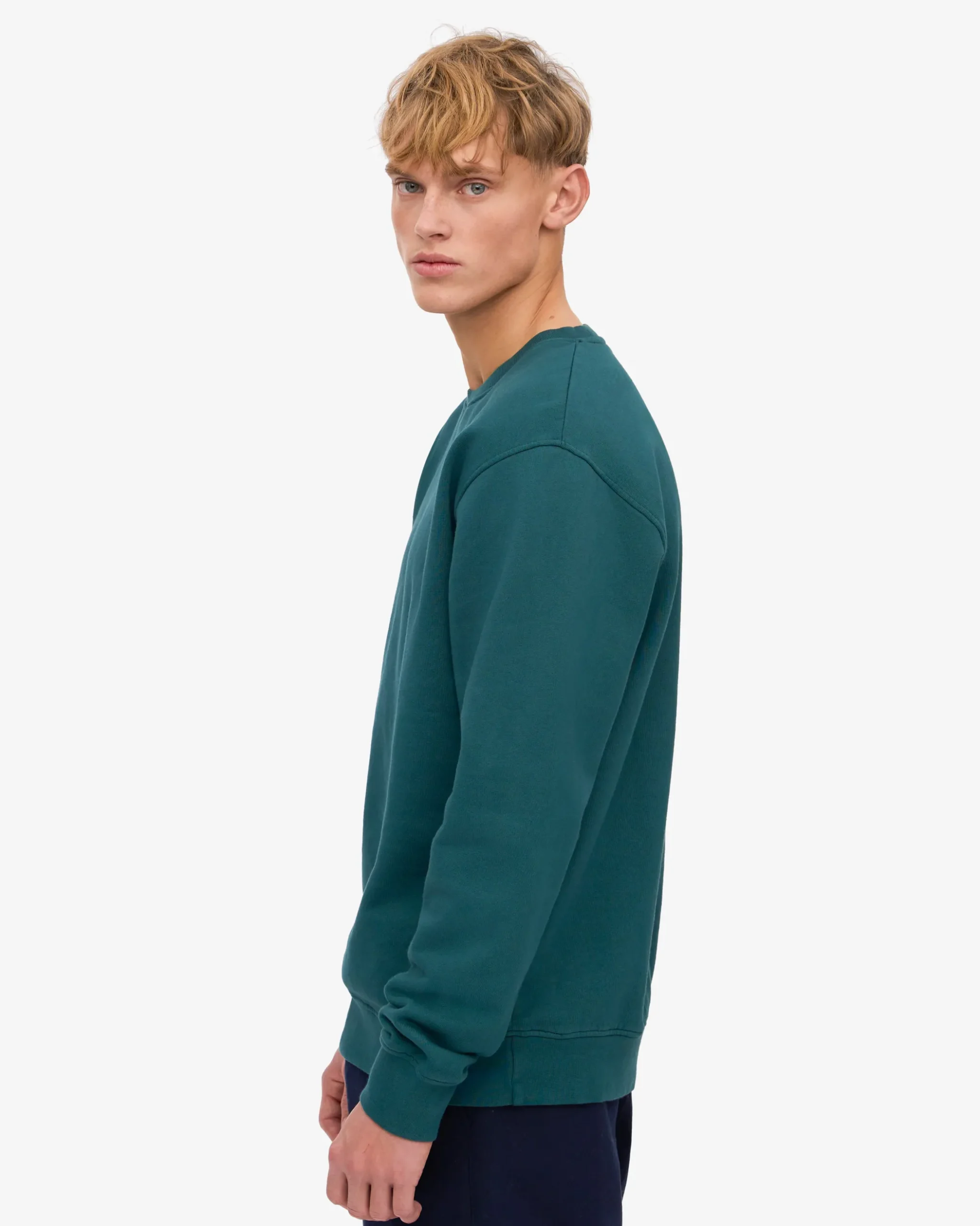 Classic Organic Crew - Ocean Green