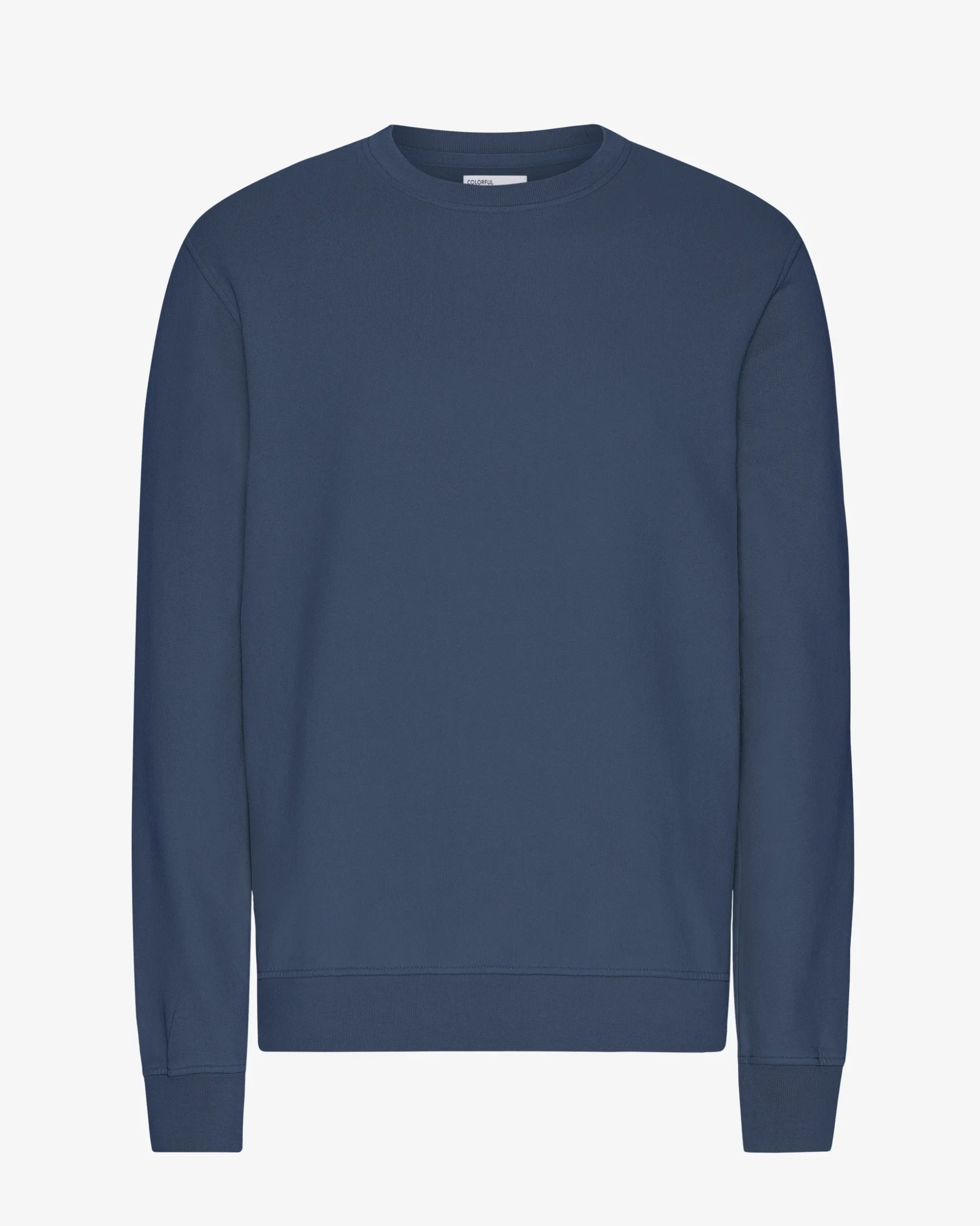 Classic Organic Crew - Petrol Blue