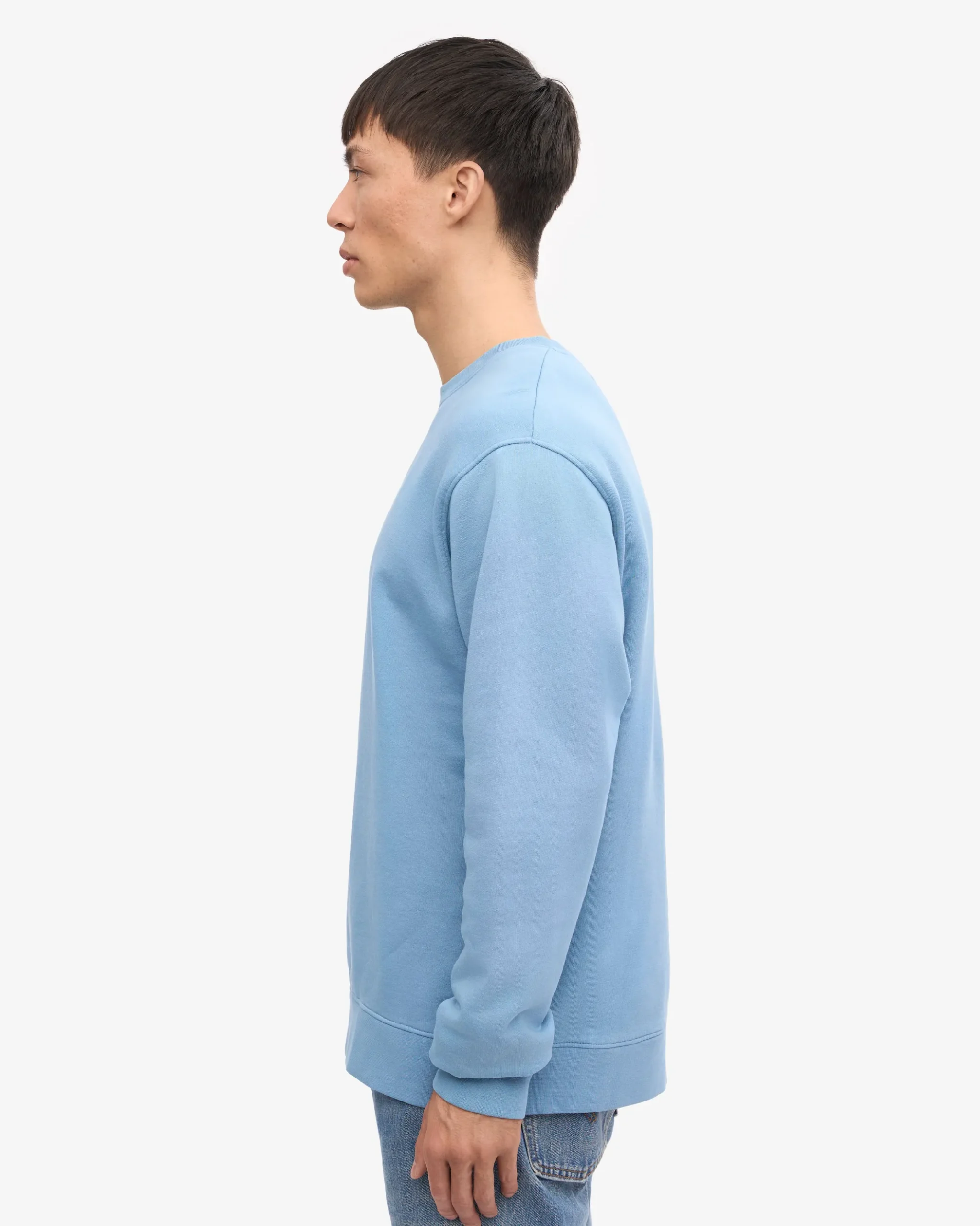 Classic Organic Crew - Seaside Blue