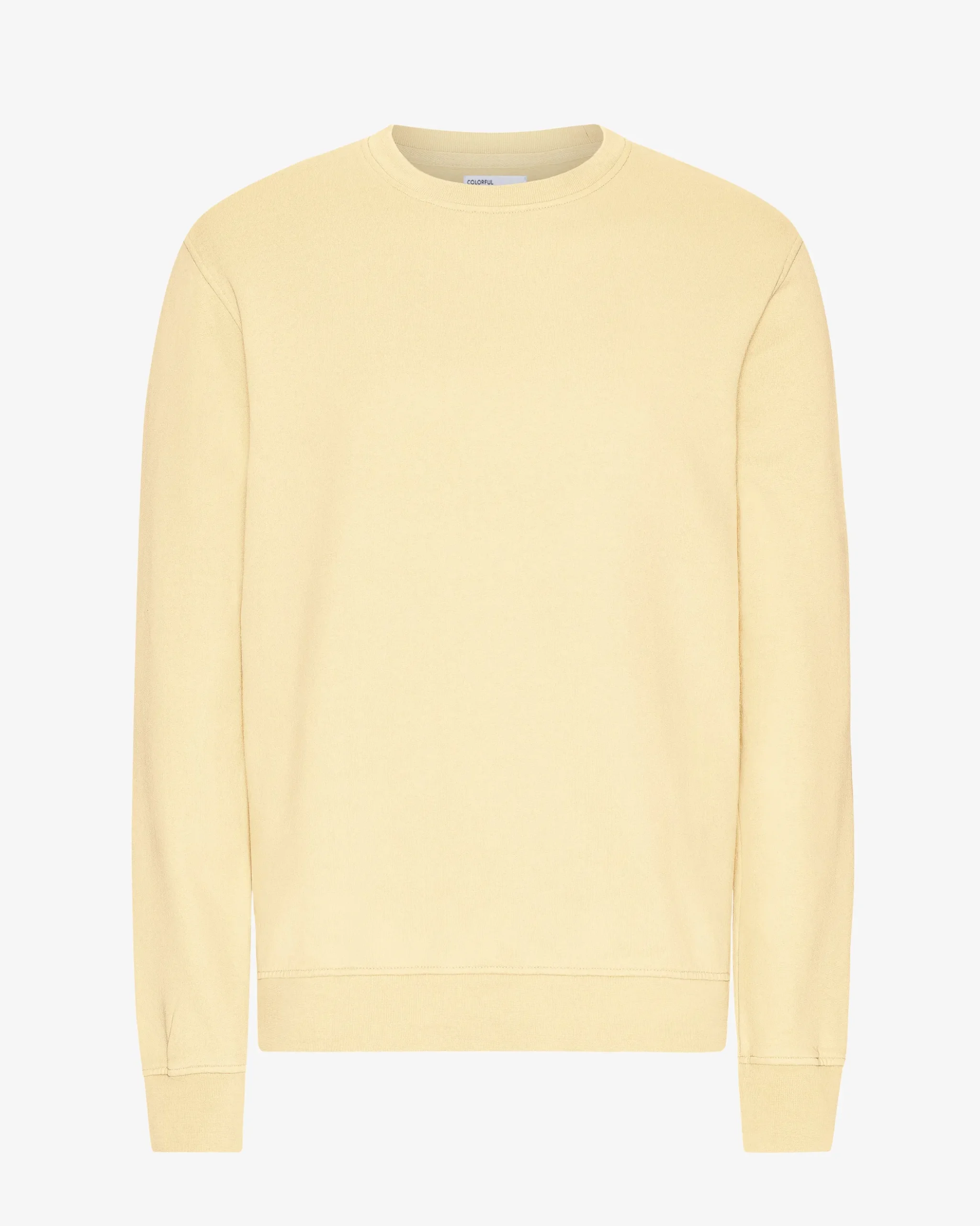 Classic Organic Crew - Soft Yellow