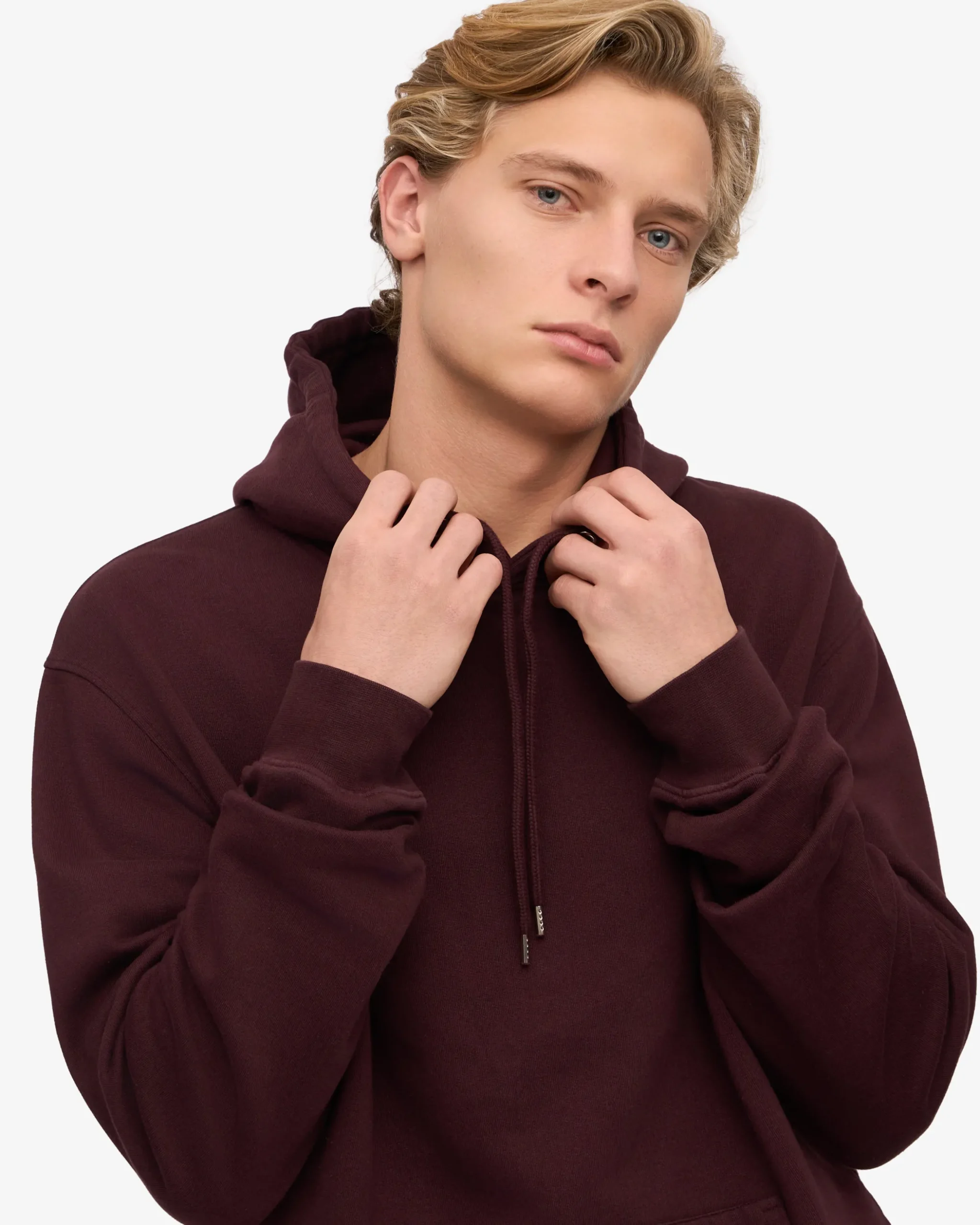 Classic Organic Hood - Oxblood Red