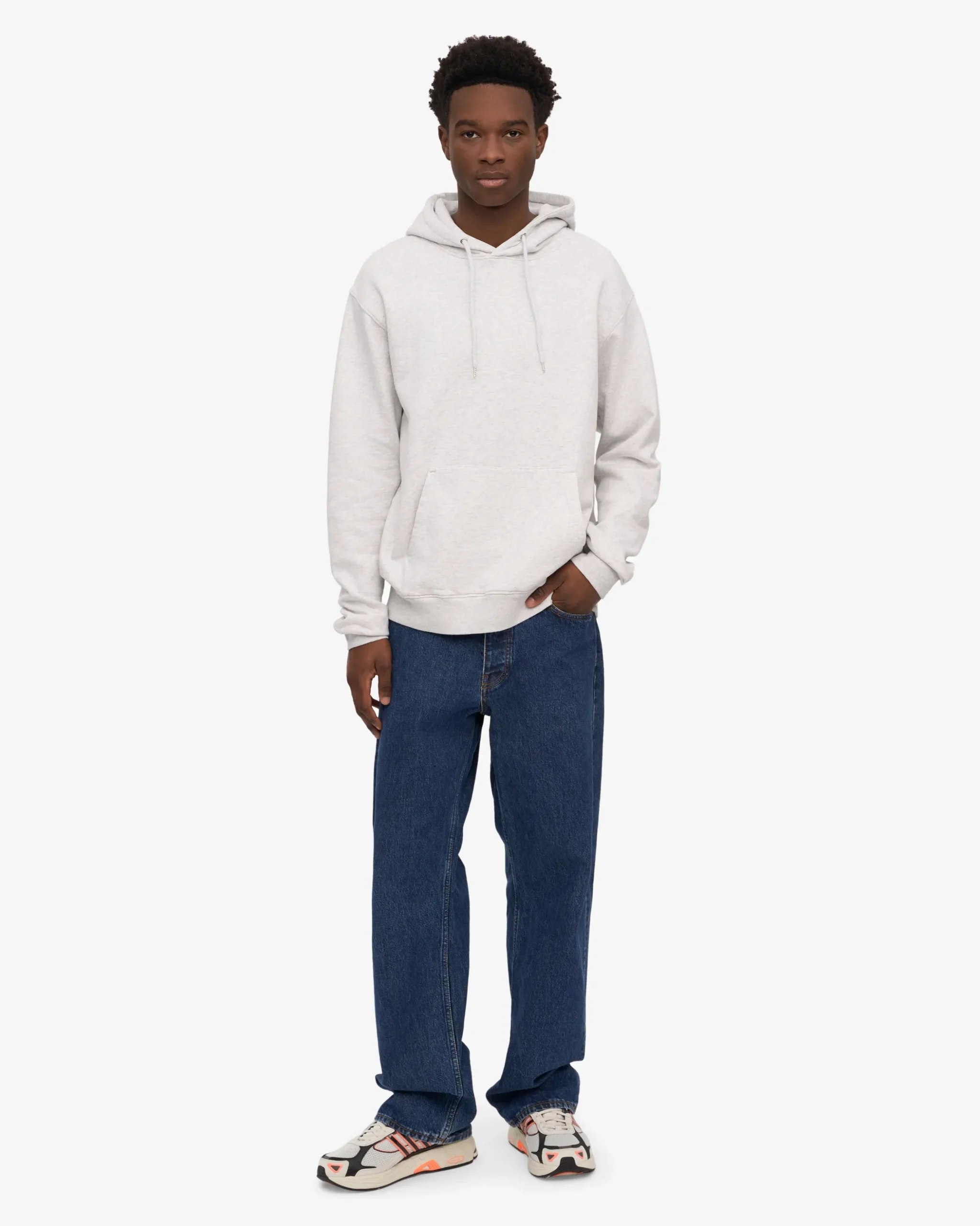 Classic Organic Hood - Snow Melange