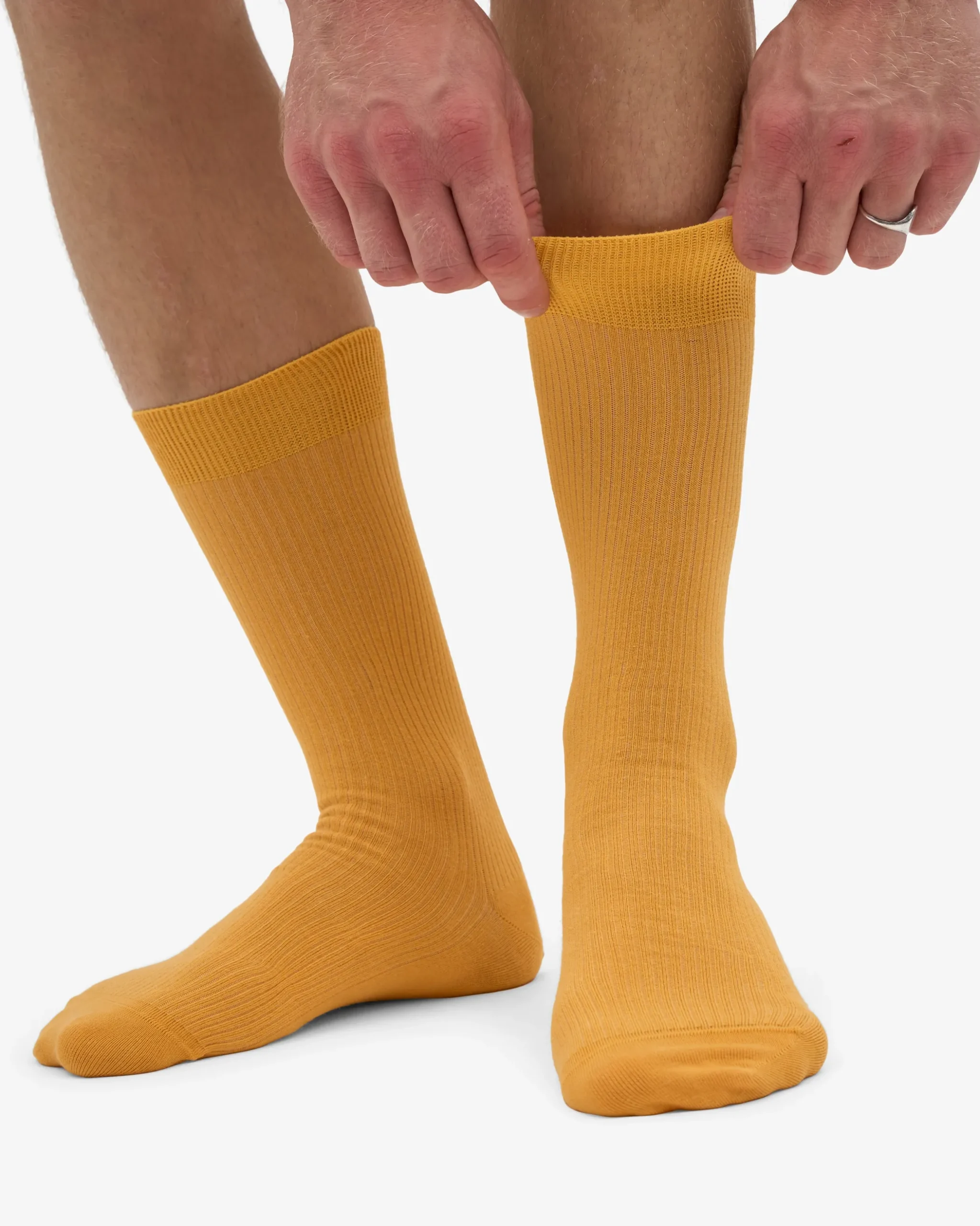 Classic Organic Sock - Burned Yellow (3-Pack)