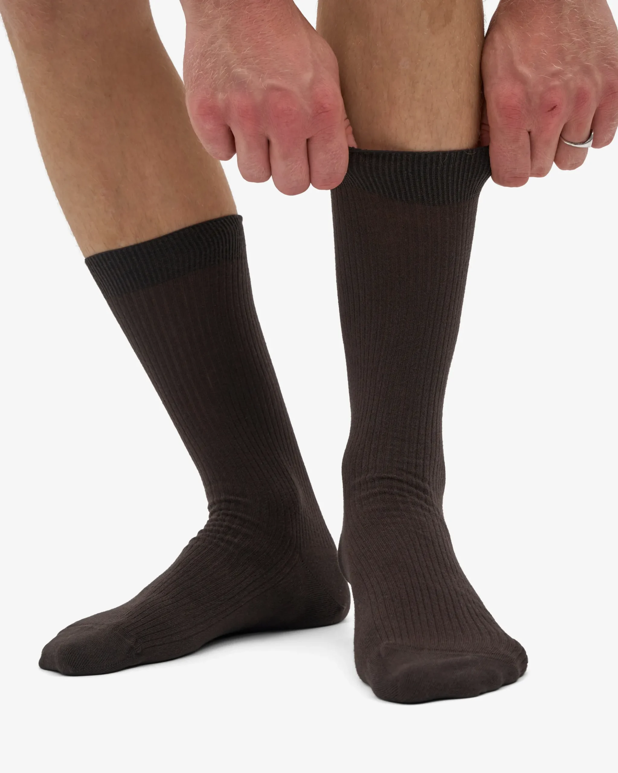 Classic Organic Sock - Coffee Brown
