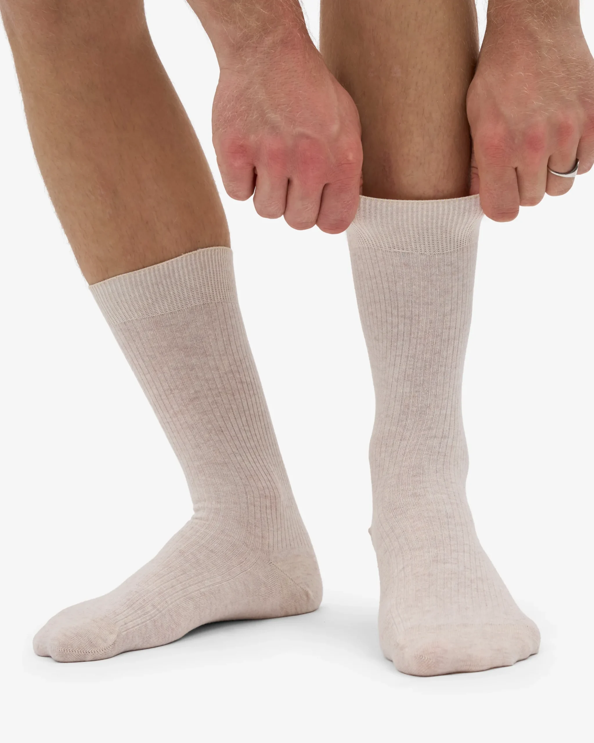 Classic Organic Sock - Ivory White