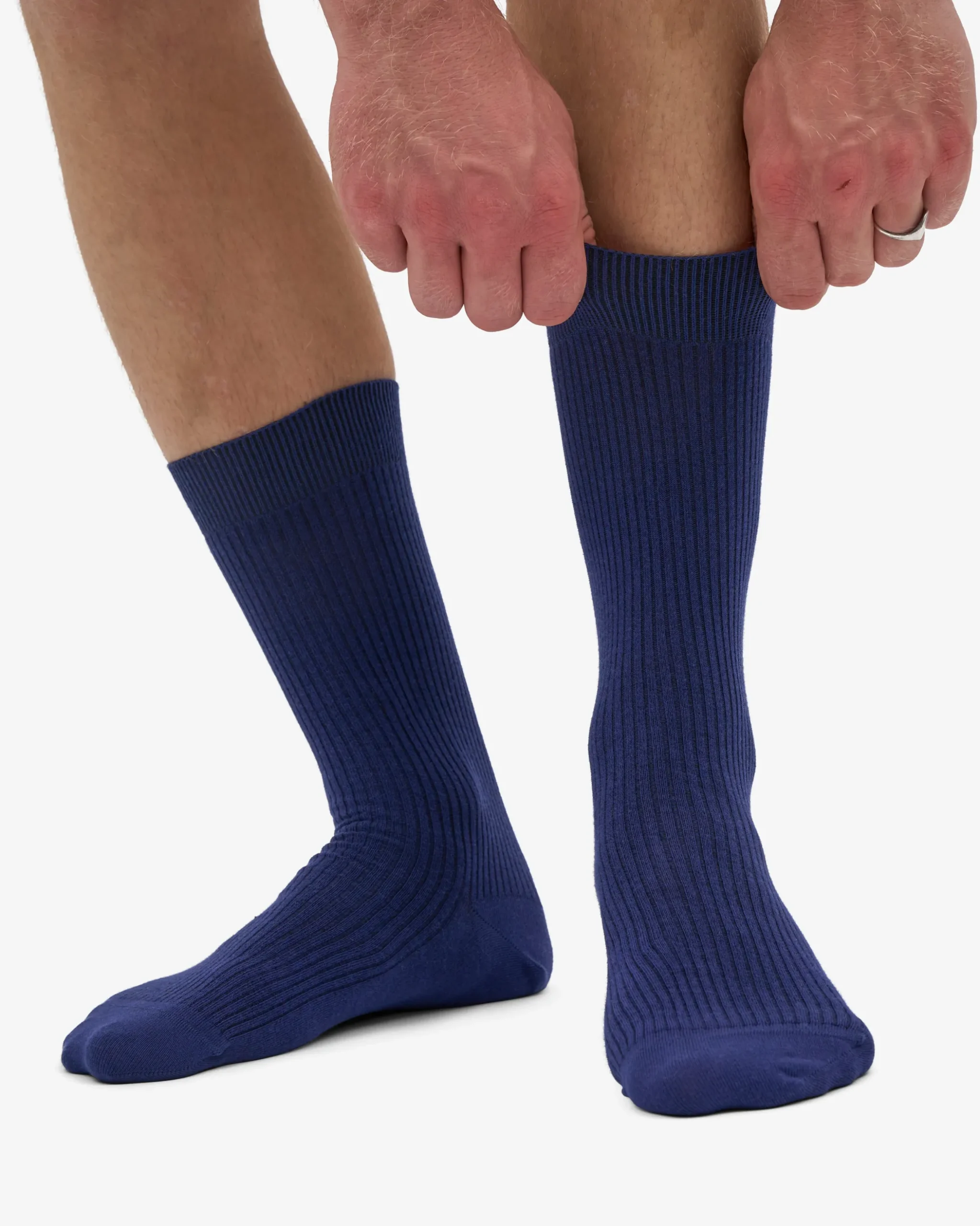 Classic Organic Sock - Marine Blue (3-Pack)