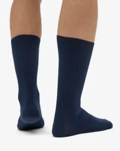 Classic Organic Sock - Navy Blue
