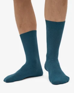 Classic Organic Sock - Ocean Green