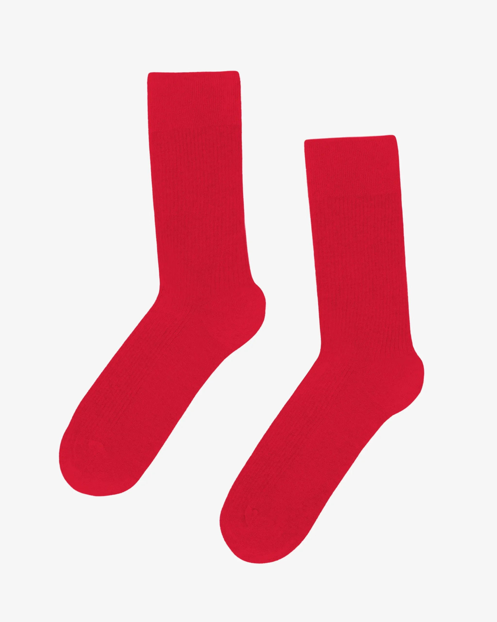 Classic Organic Sock - Red Tangerine