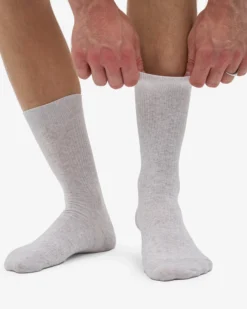 Classic Organic Sock - Snow Melange (3-Pack)