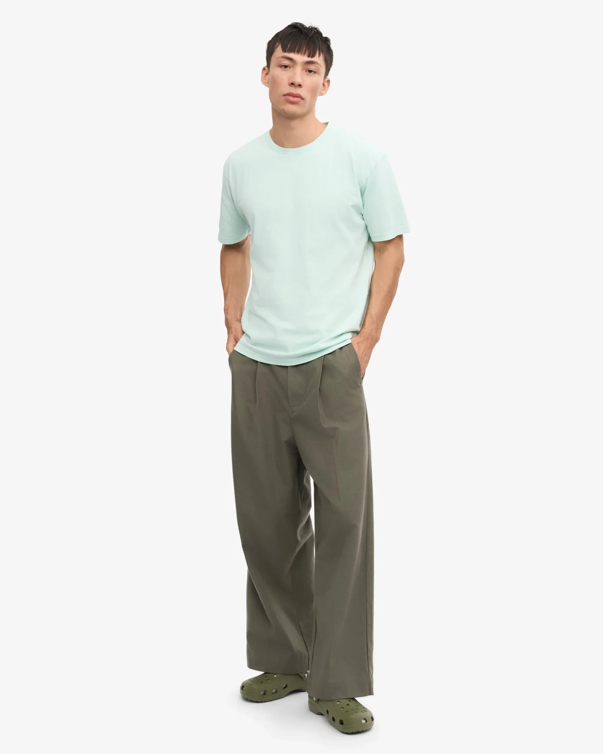 Classic Organic Tee - Light Aqua