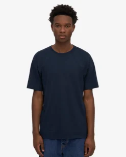 Classic Organic Tee - Navy Blue
