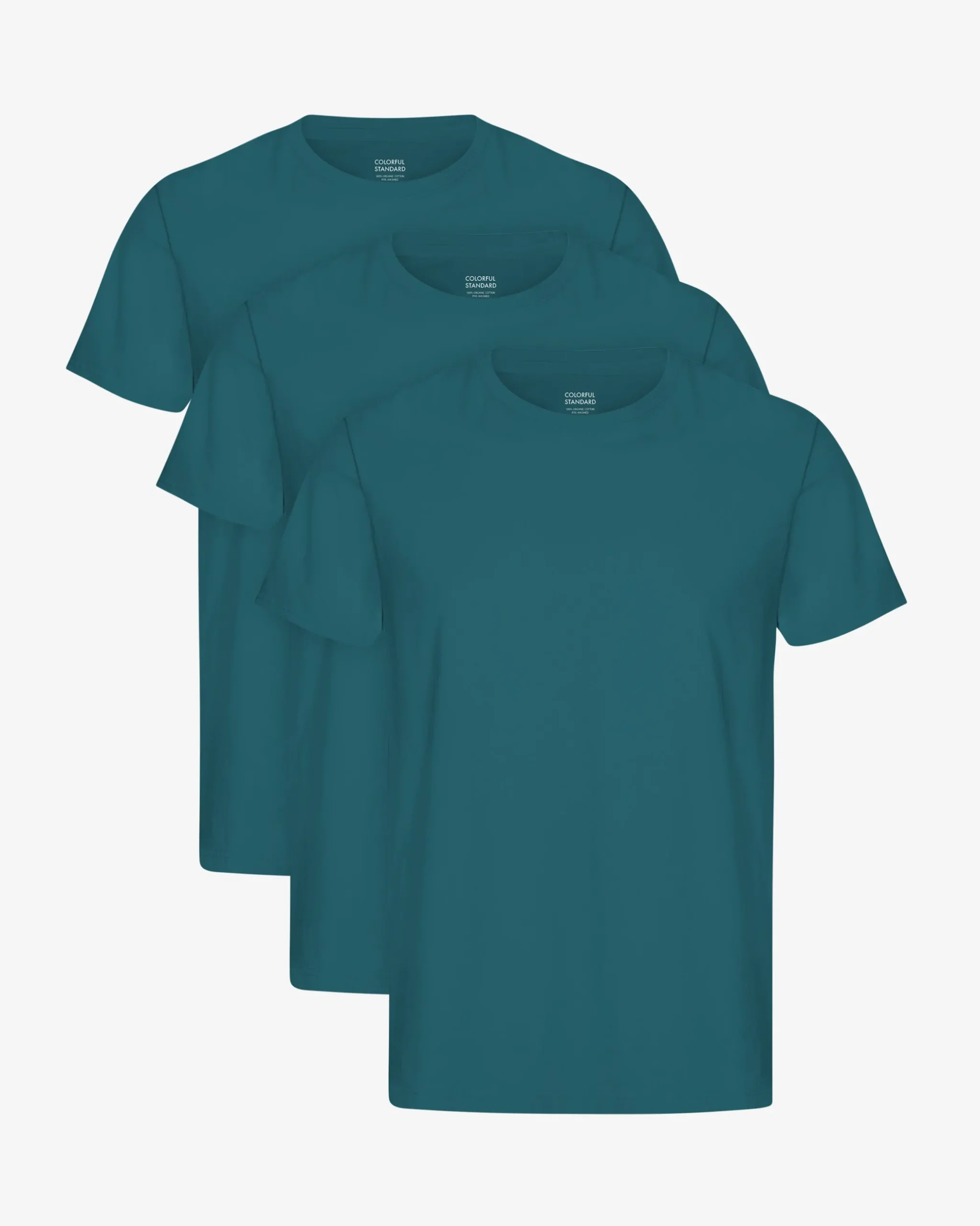 Classic Organic Tee - Ocean Green (3-Pack)