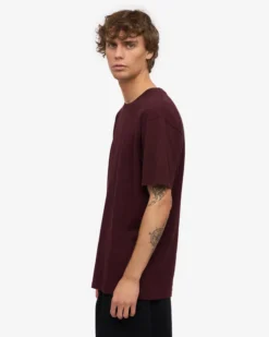 Classic Organic Tee - Oxblood Red