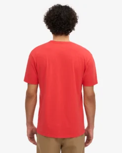 Classic Organic Tee - Red Tangerine