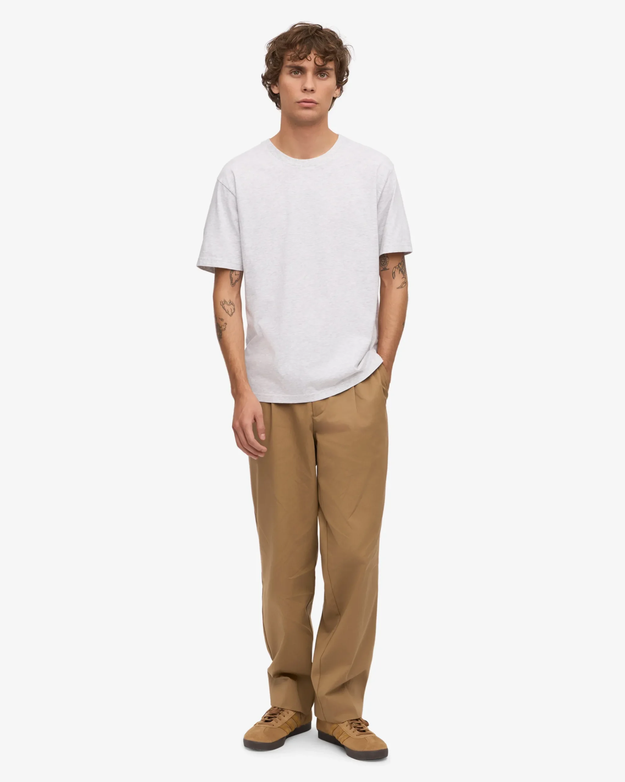 Classic Organic Tee - Snow Melange