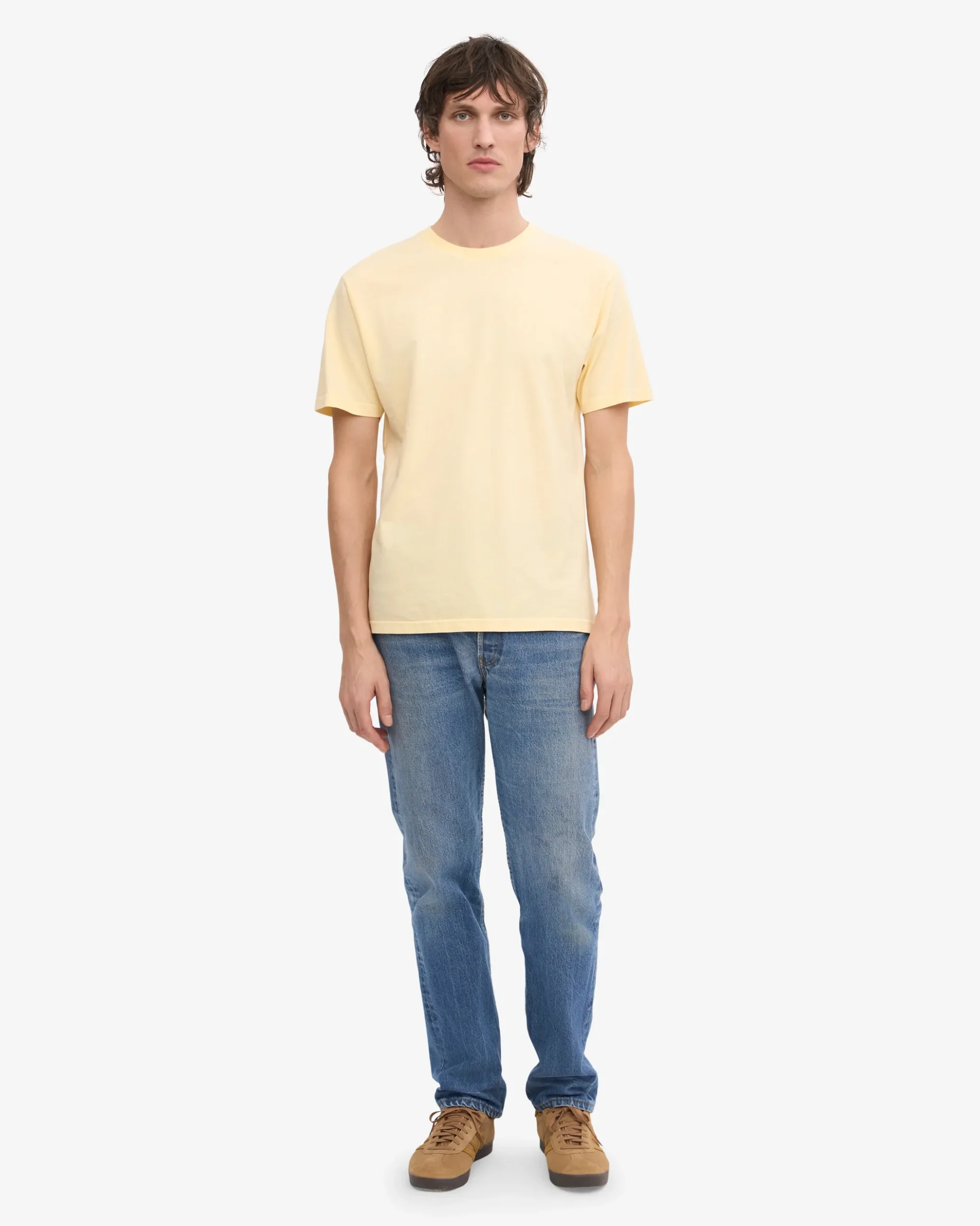 Classic Organic Tee - Soft Yellow