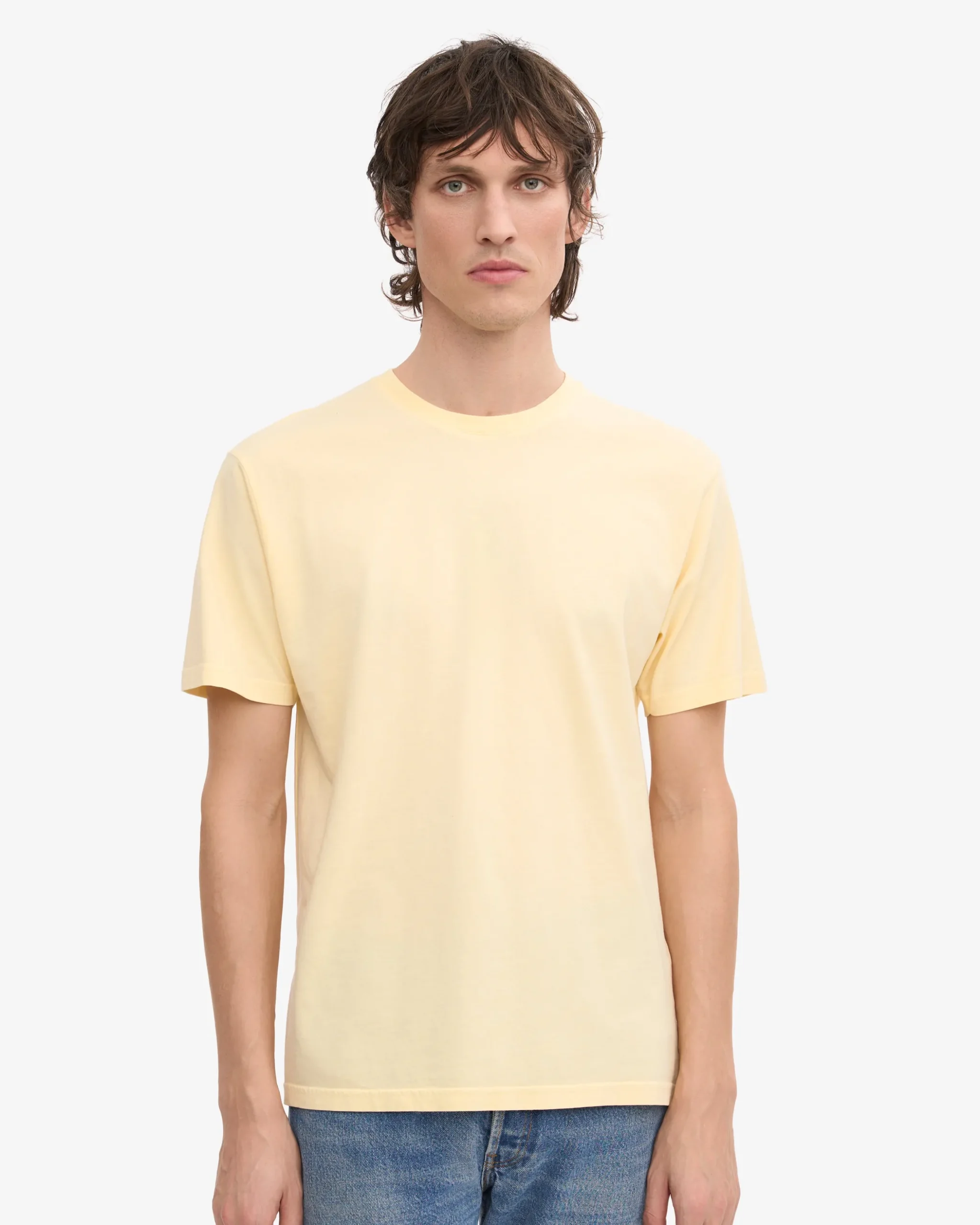 Classic Organic Tee - Soft Yellow