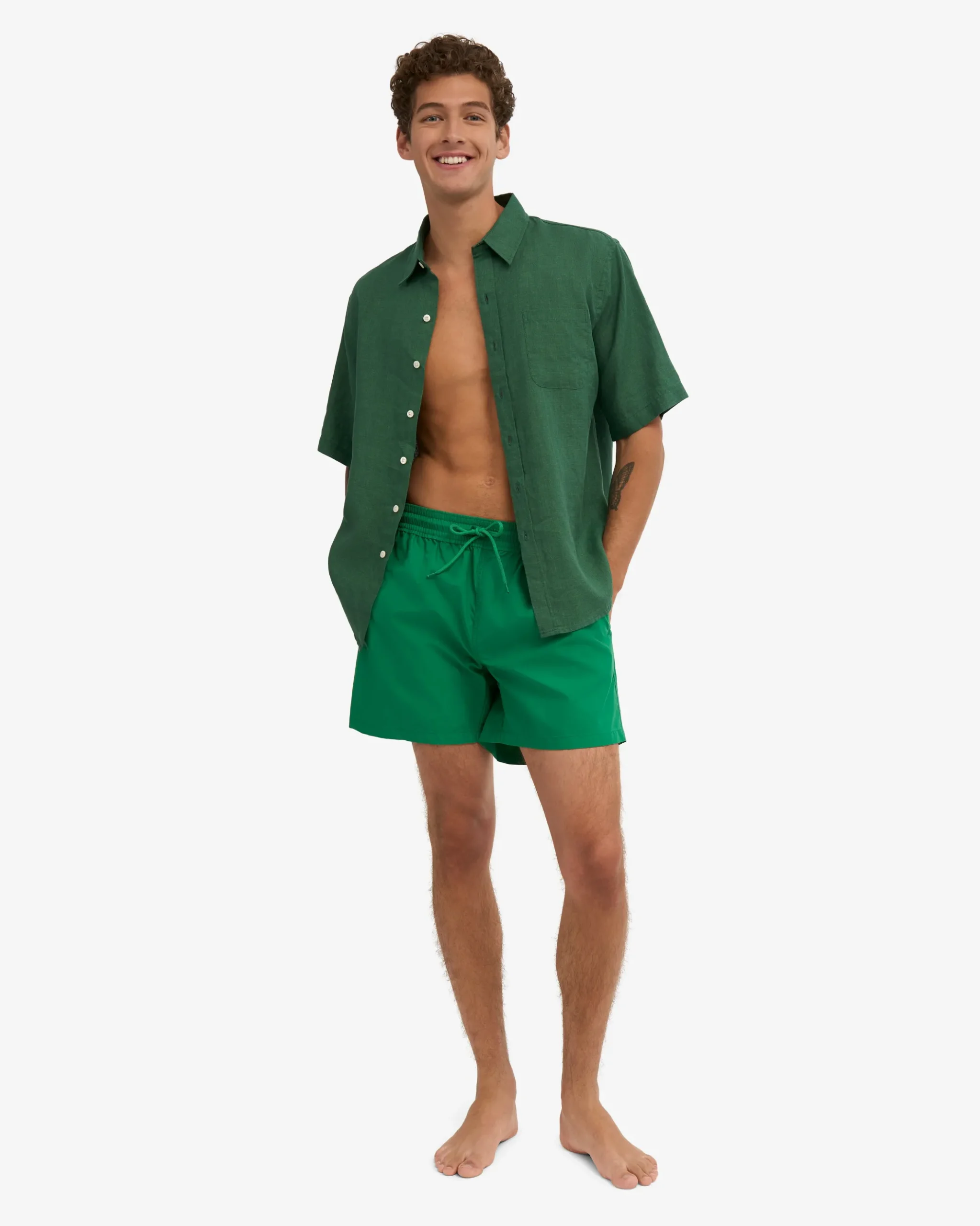 Classic Swim Shorts - Kelly Green