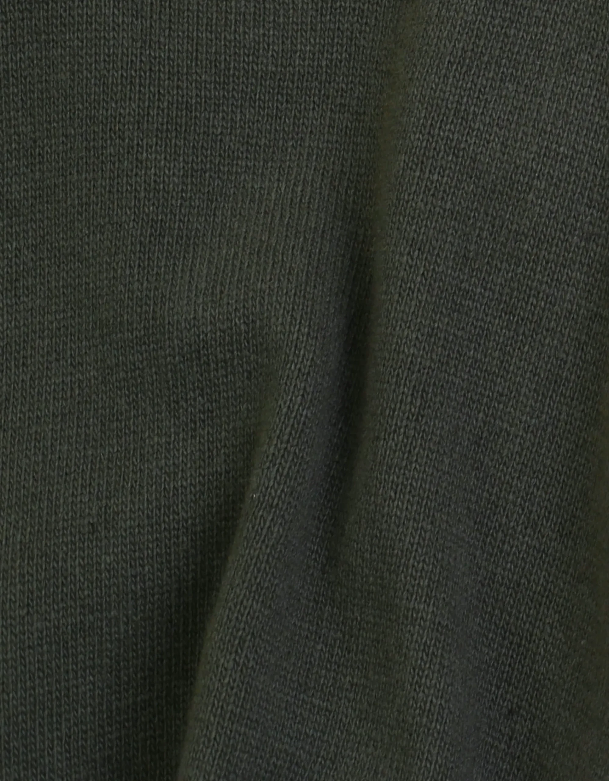 Light Merino Wool Crew - Emerald Green