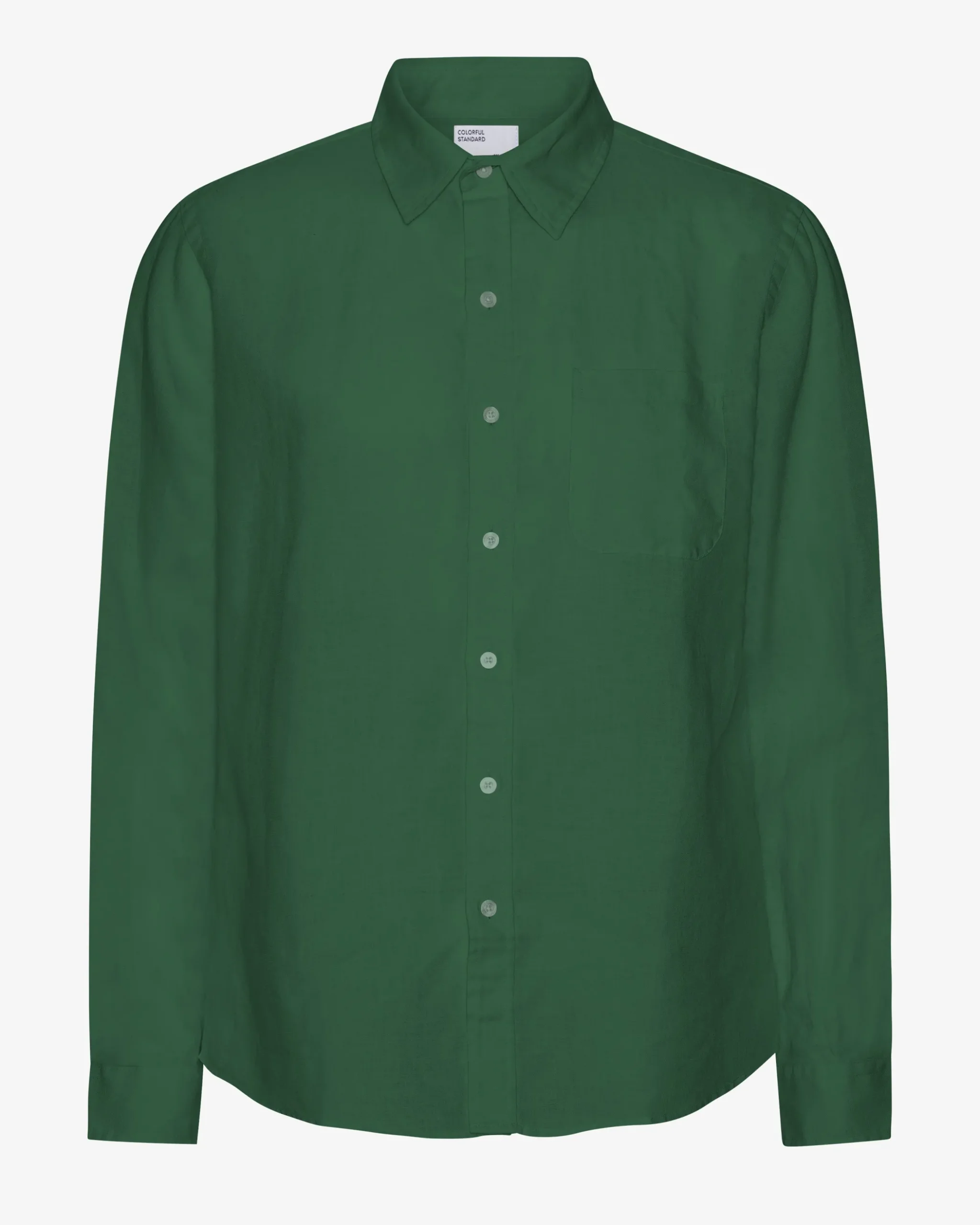 Linen Shirt - Emerald Green