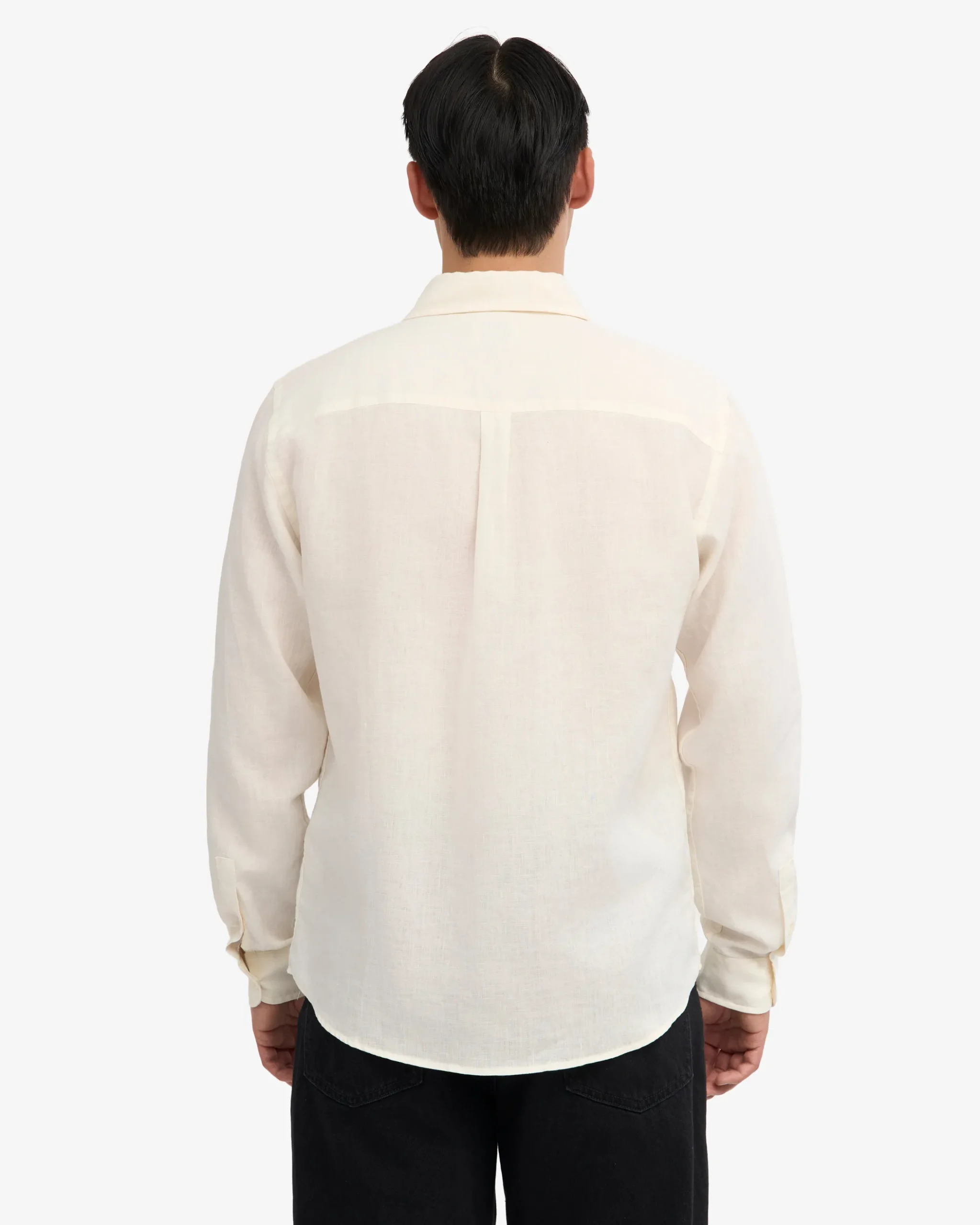 Linen Shirt - Ivory White