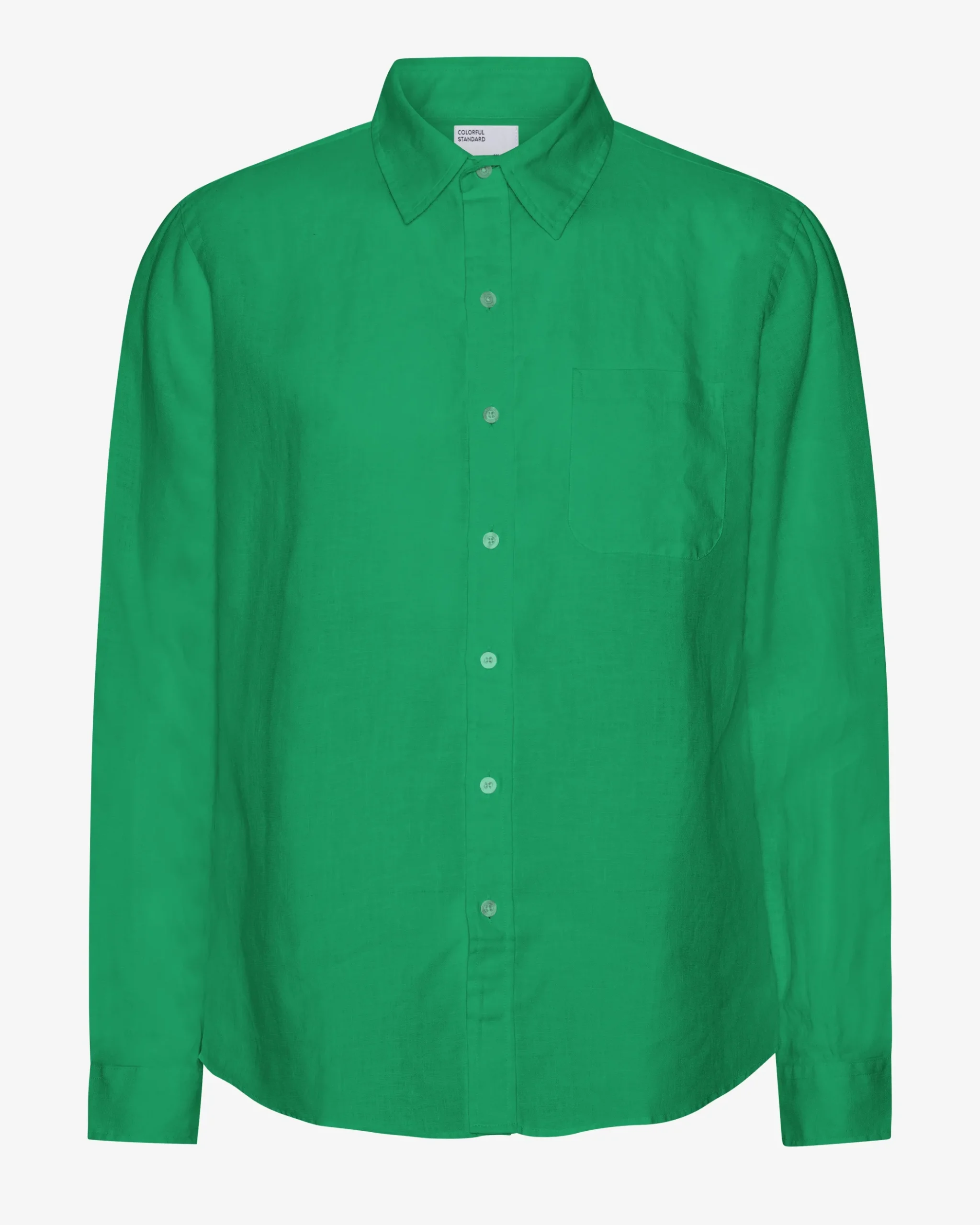 Linen Shirt - Kelly Green