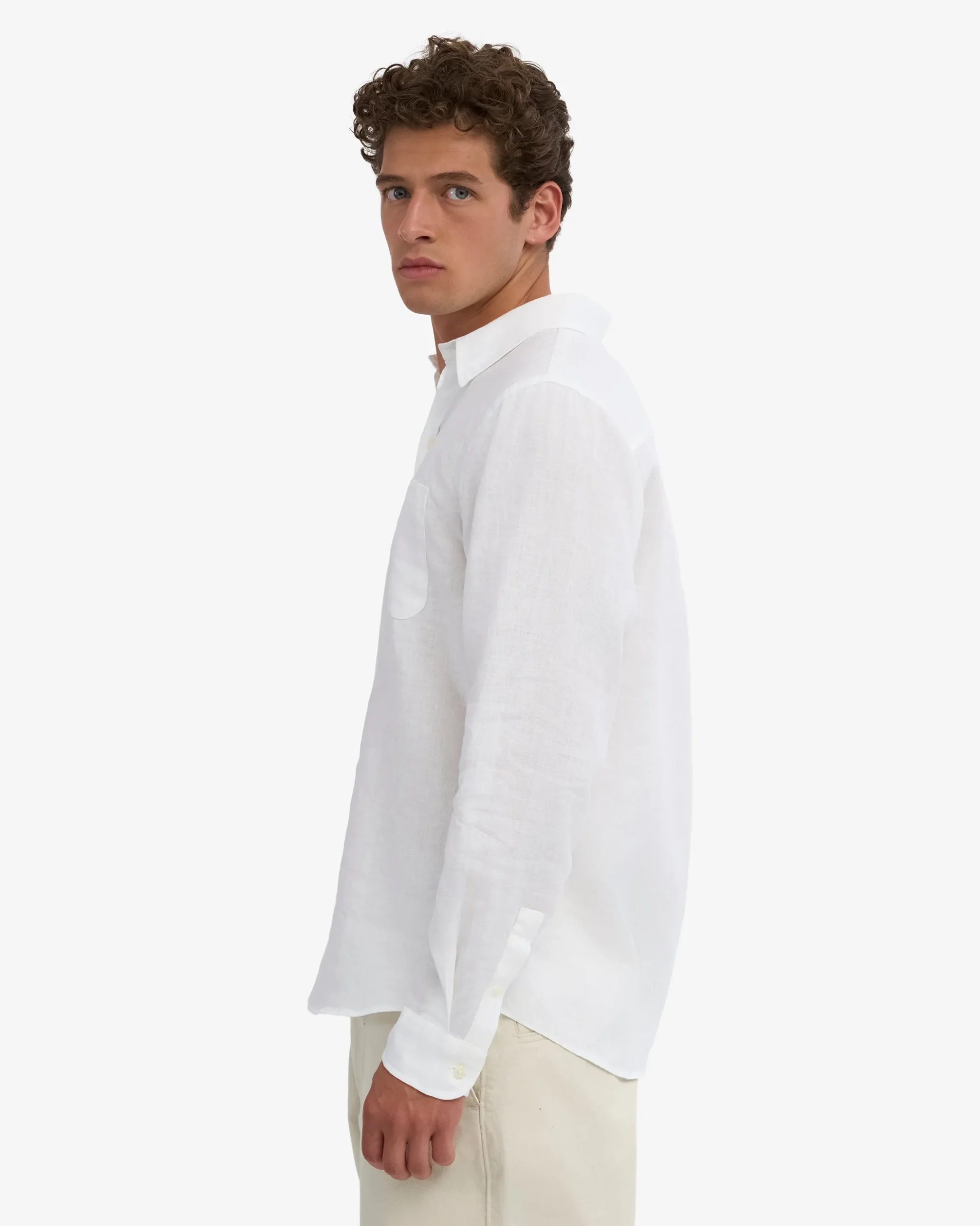 Linen Shirt - Optical White