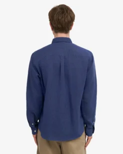 Linen Shirt - Petrol Blue