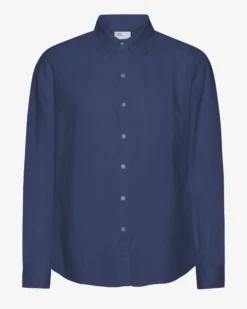 Linen Shirt - Petrol Blue