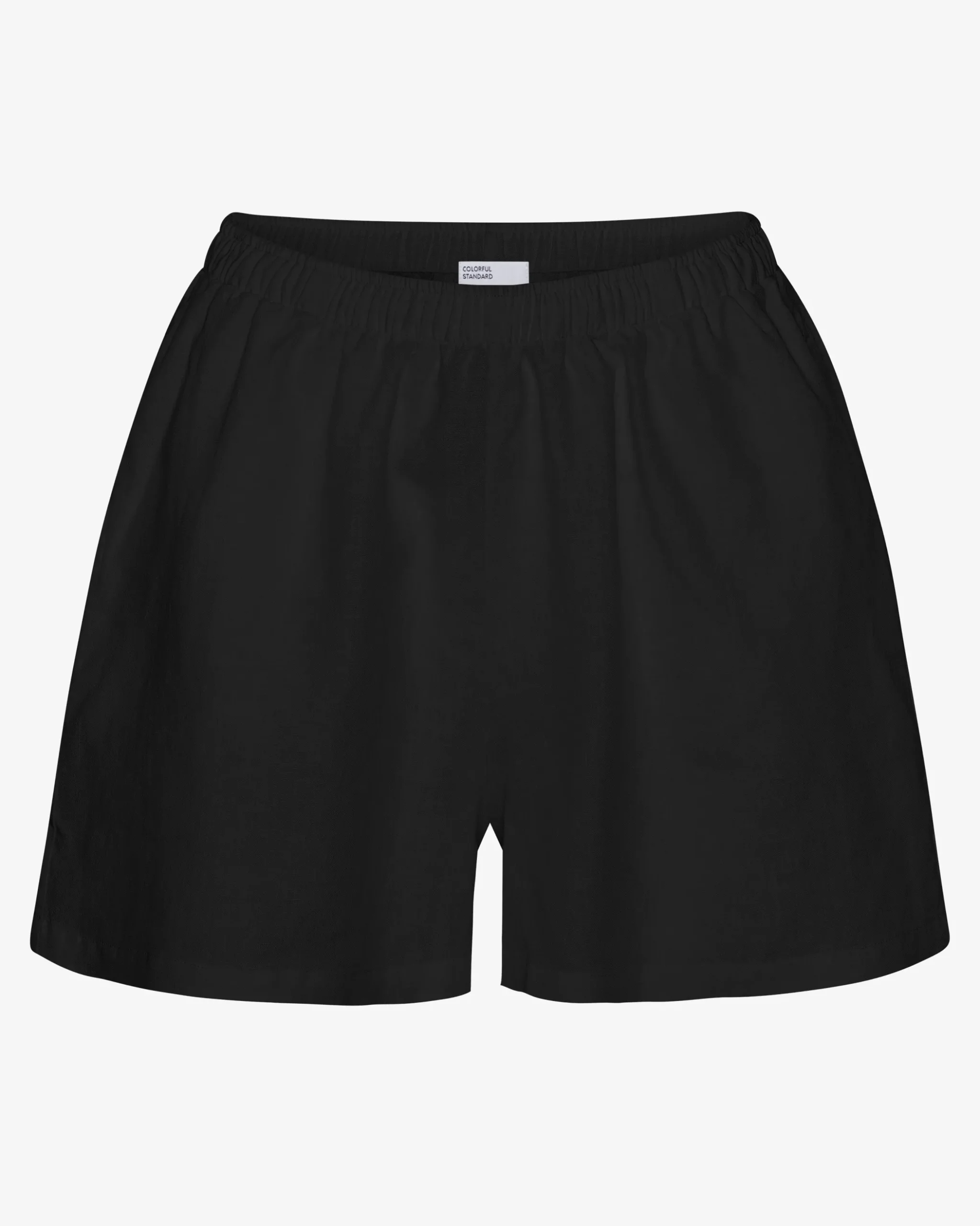 Linen Shorts - Deep Black