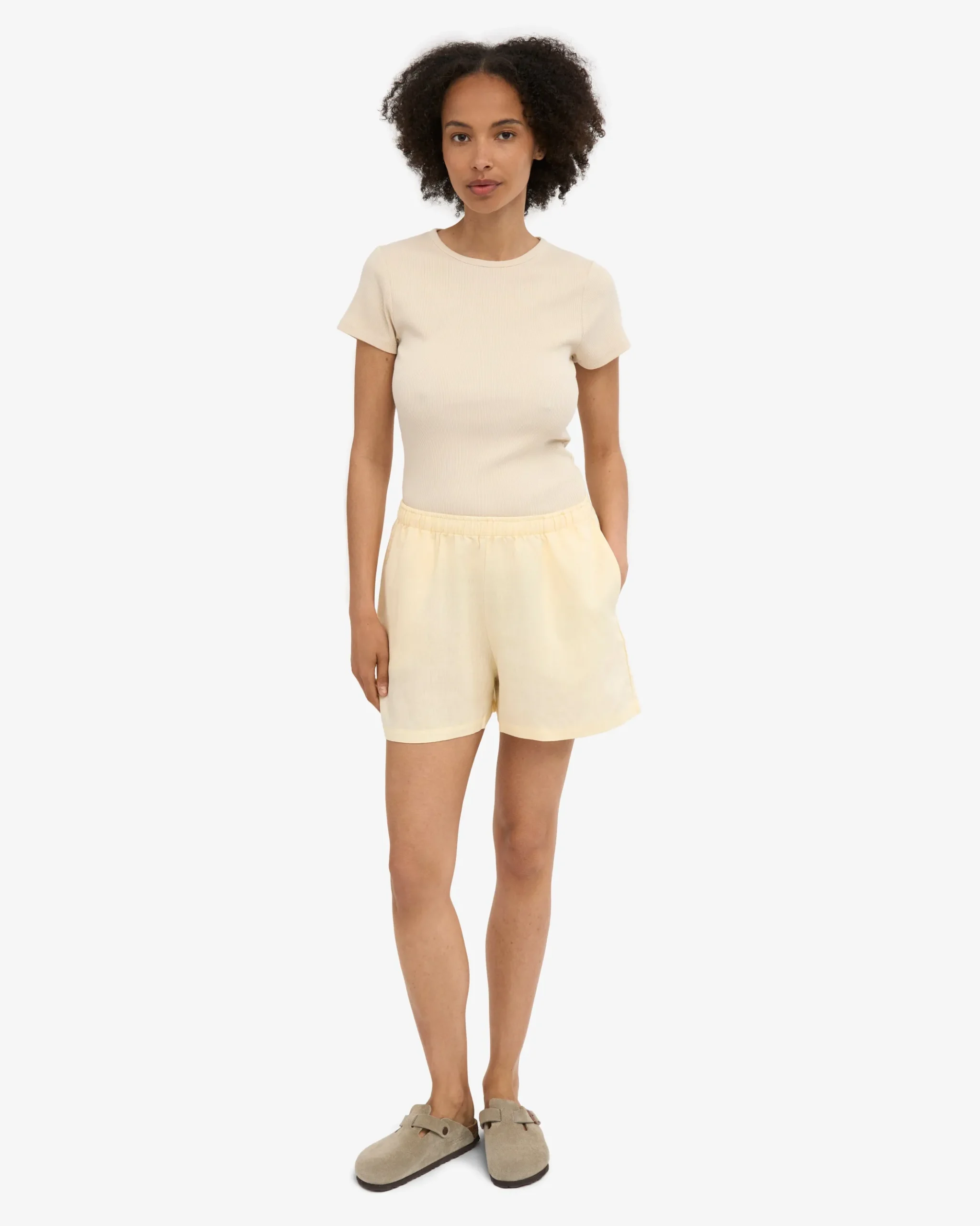 Linen Shorts - Ultra Violet