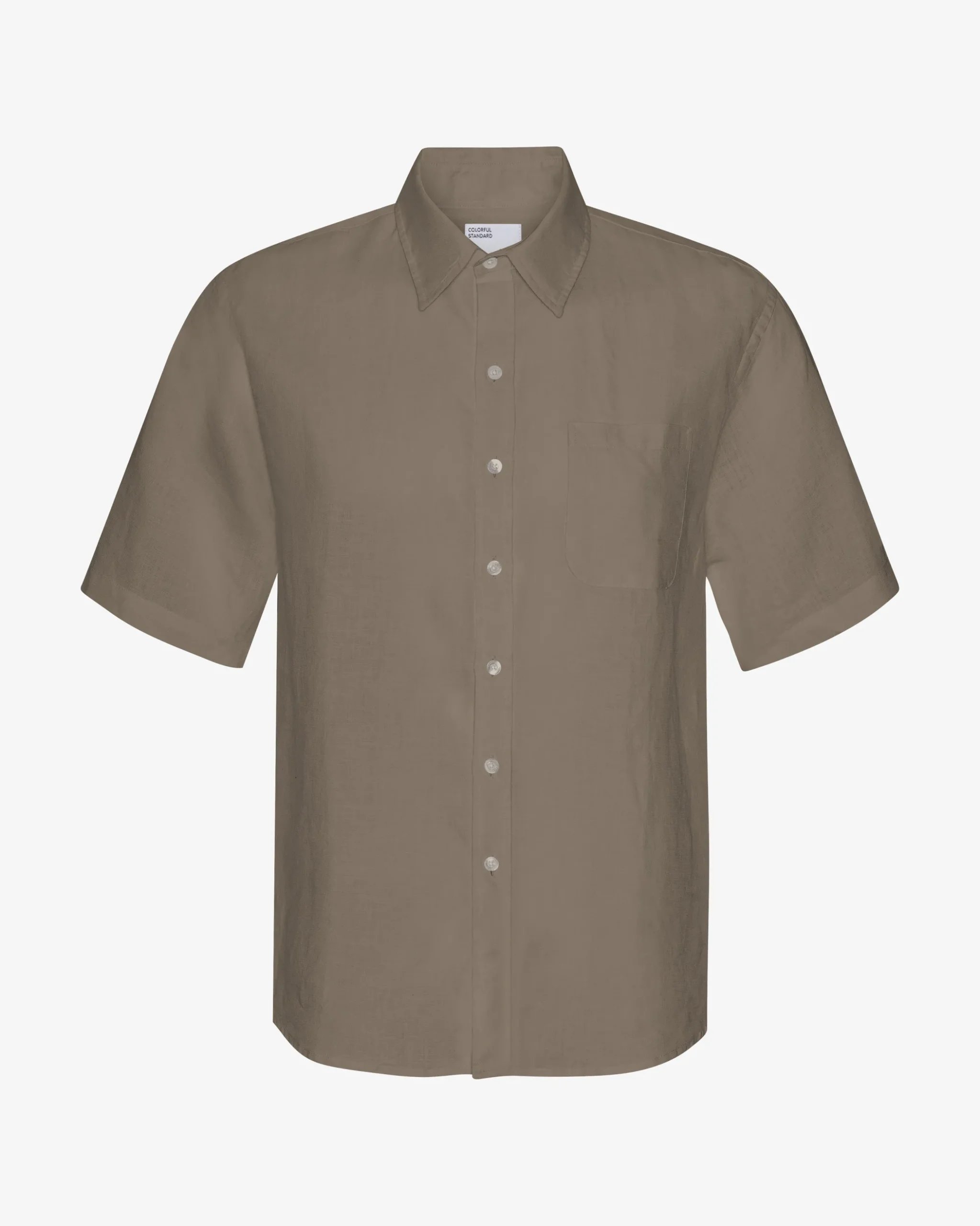 Linen SS Shirt - Dusty Olive