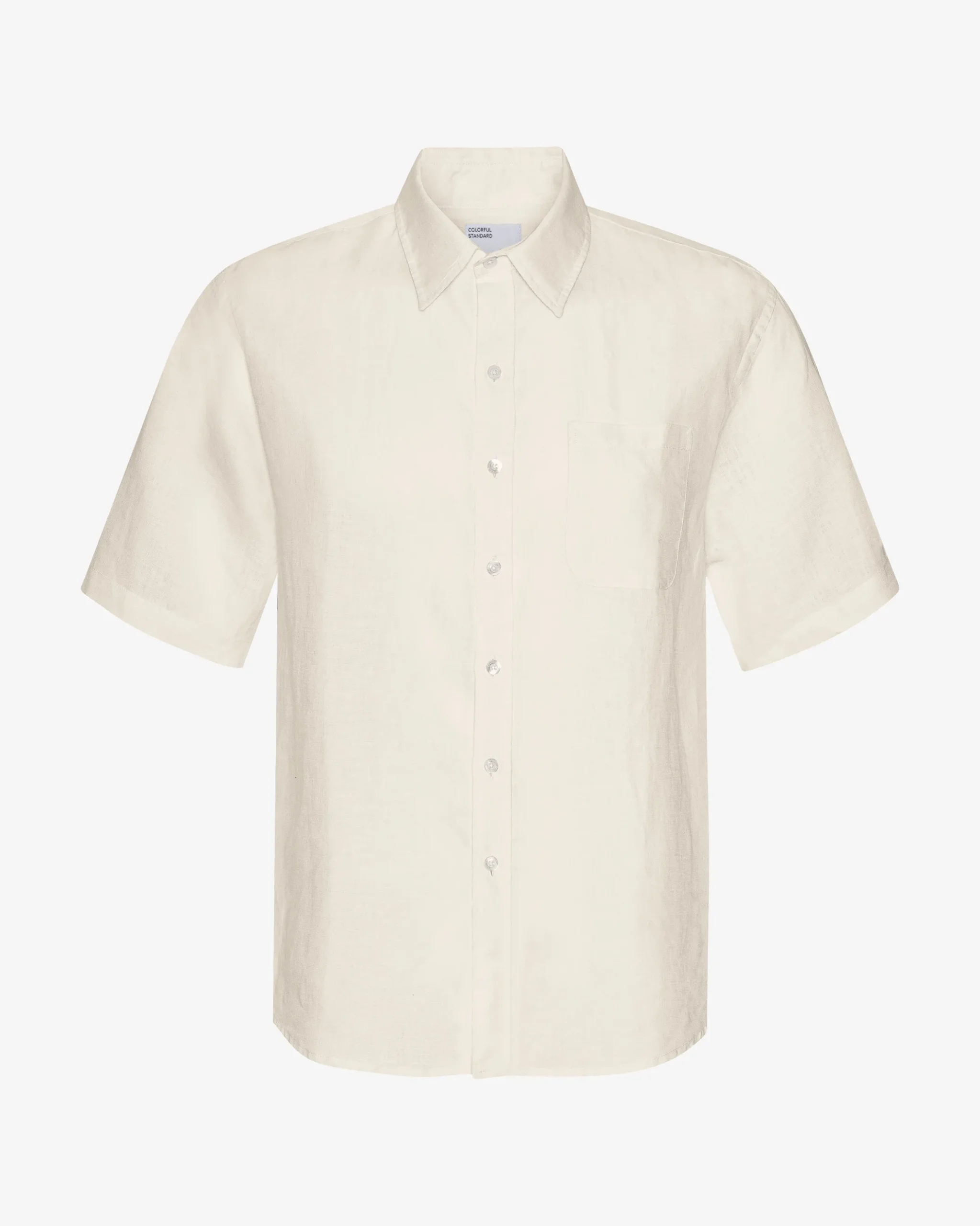 Linen SS Shirt - Ivory White