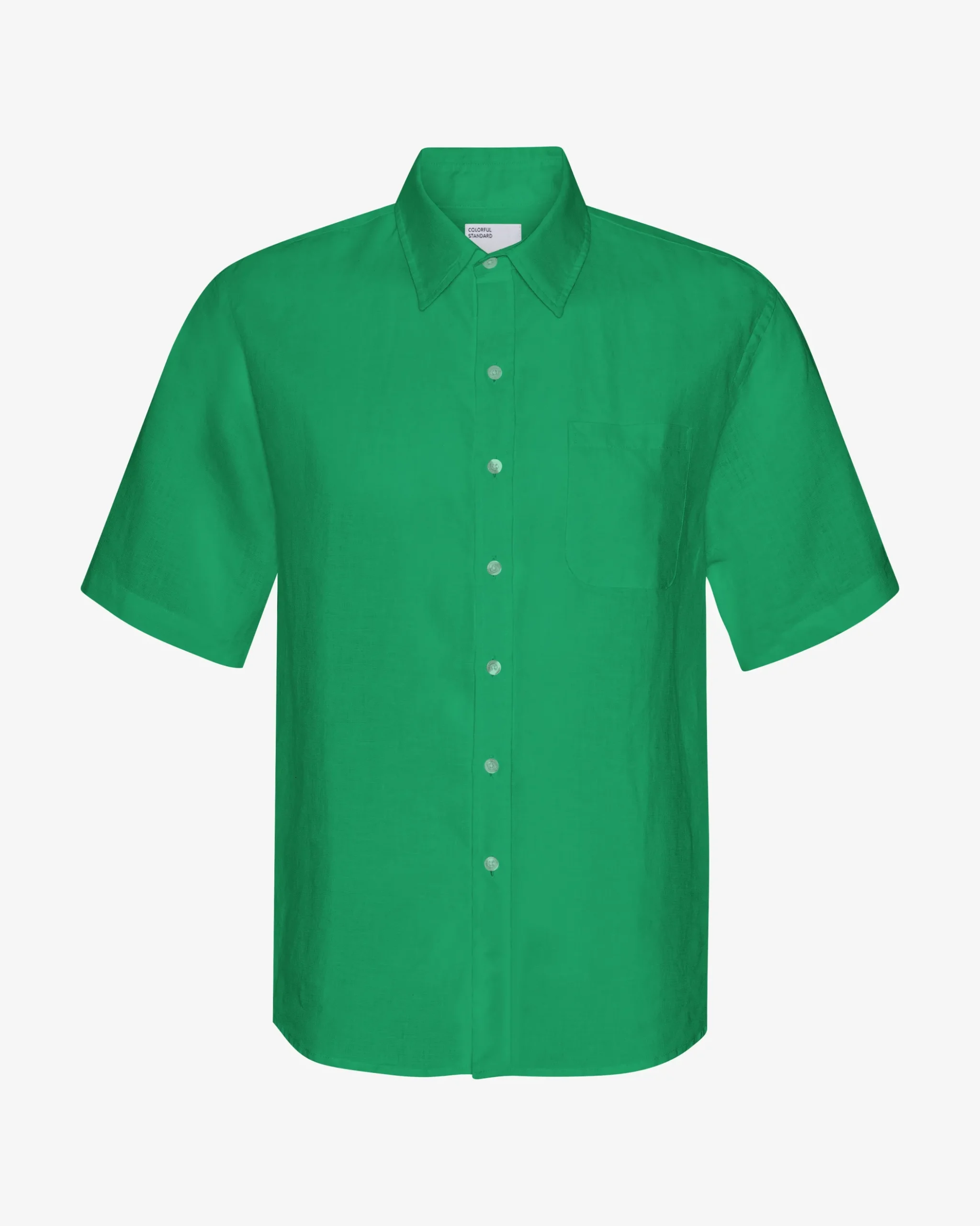 Linen SS Shirt - Kelly Green