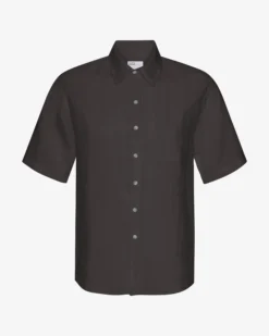 Linen SS Shirt - Lava Grey
