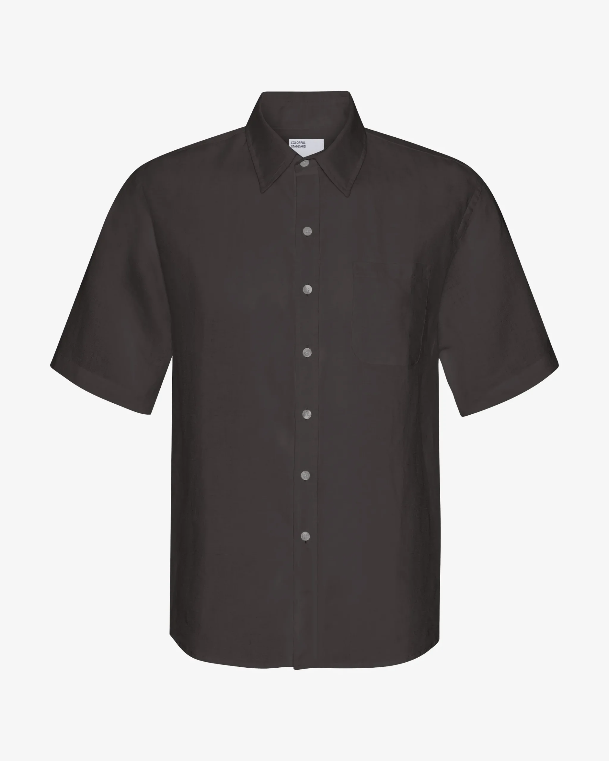 Linen SS Shirt - Lava Grey