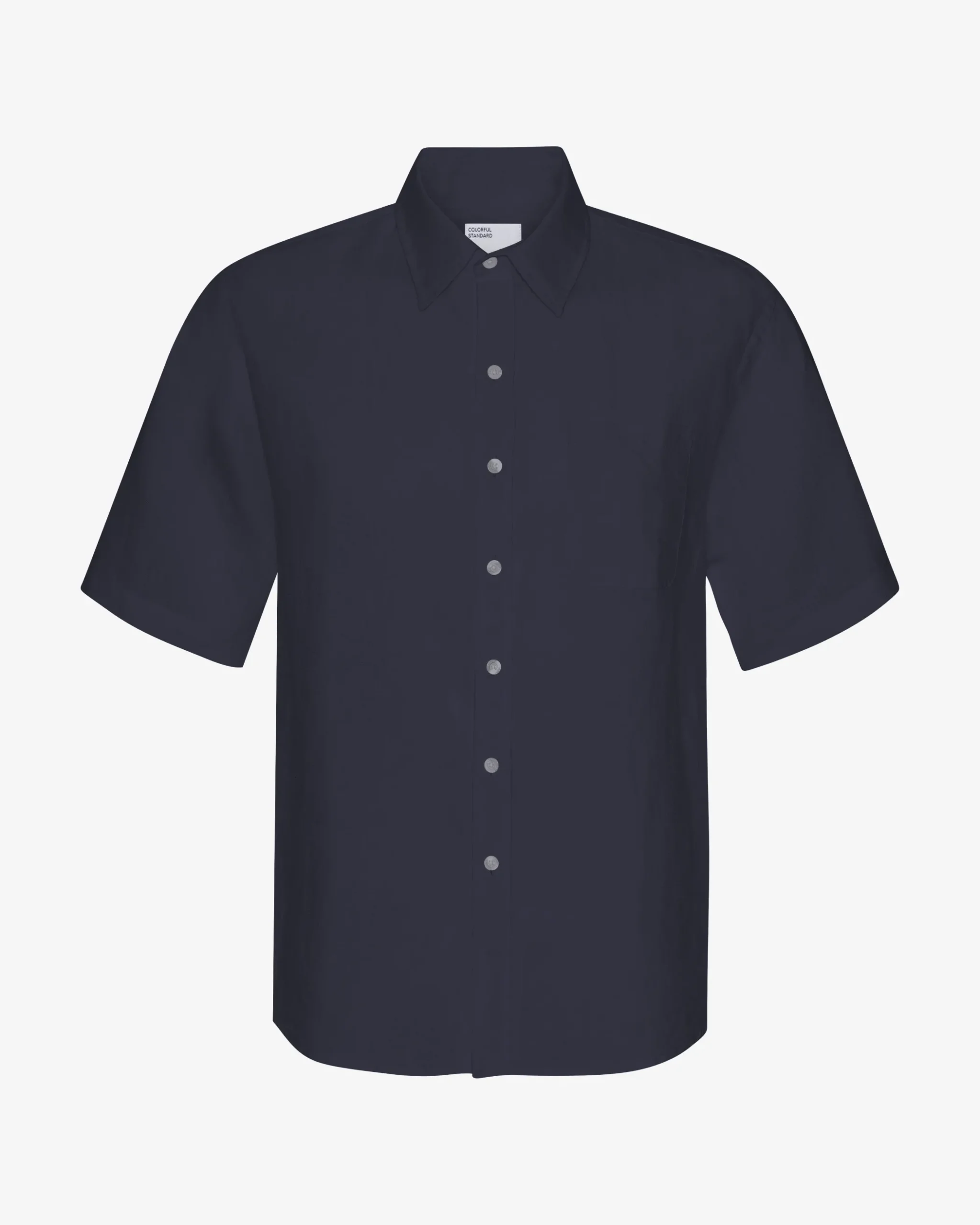 Linen SS Shirt - Navy Blue