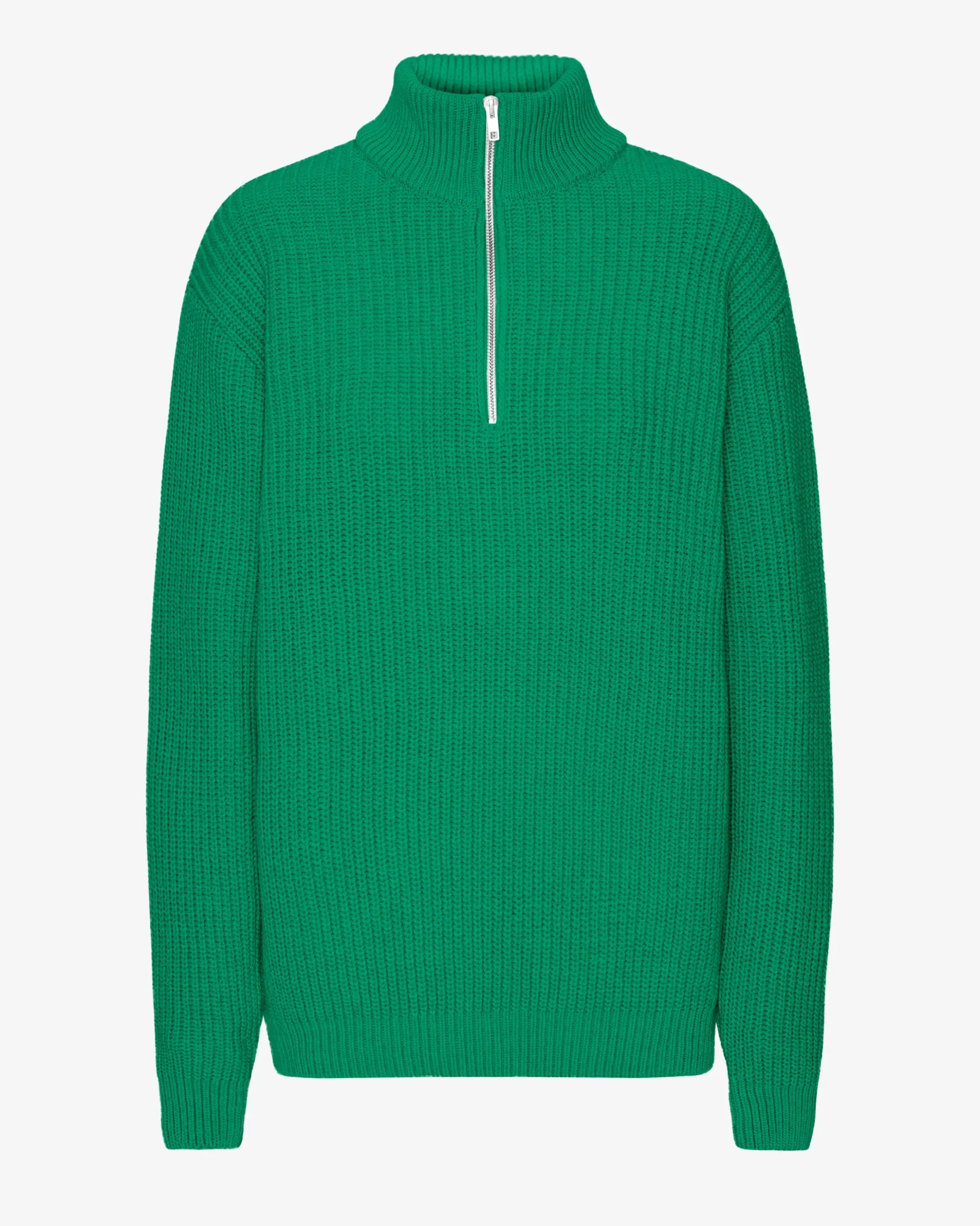 Merino Quarter Zip - Kelly Green