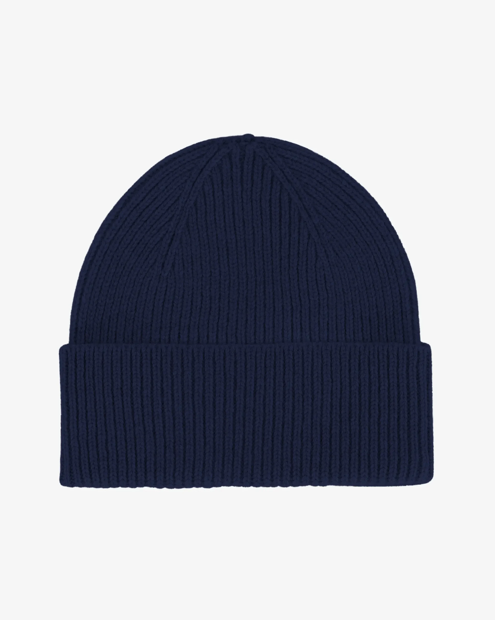 Merino Wool Beanie - Marine Blue