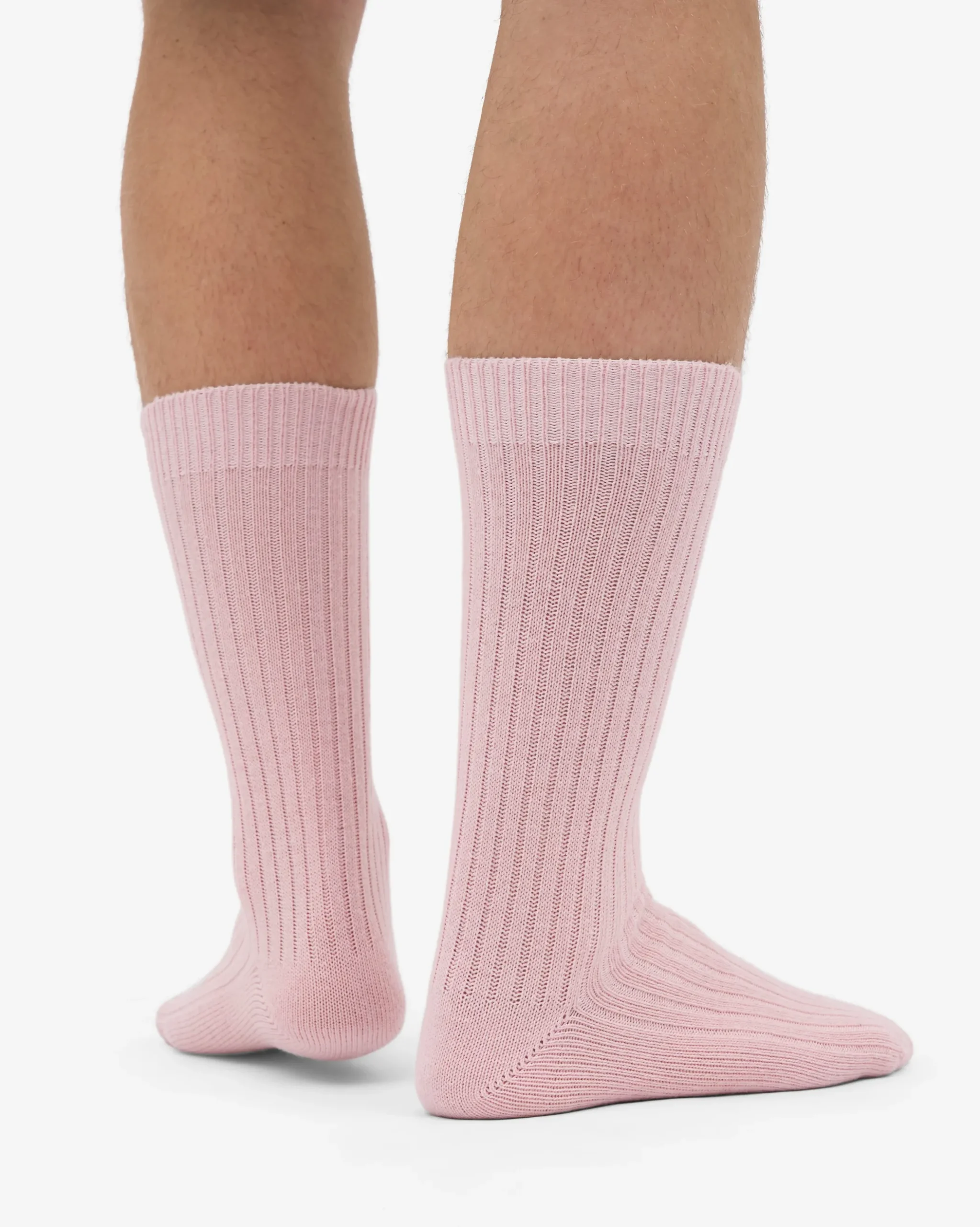 Merino Wool Blend Sock - Faded Pink