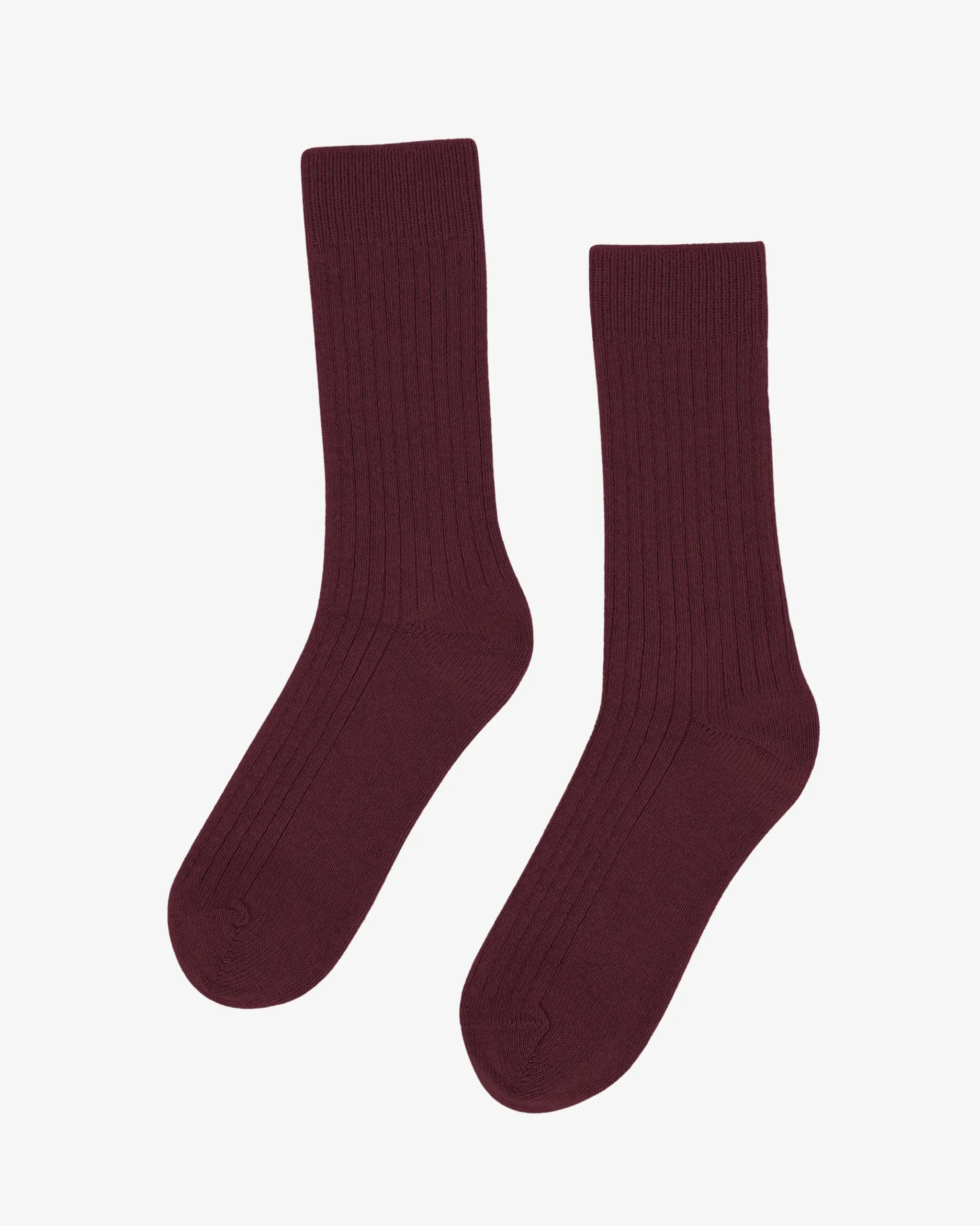 Merino Wool Blend Sock - Oxblood Red