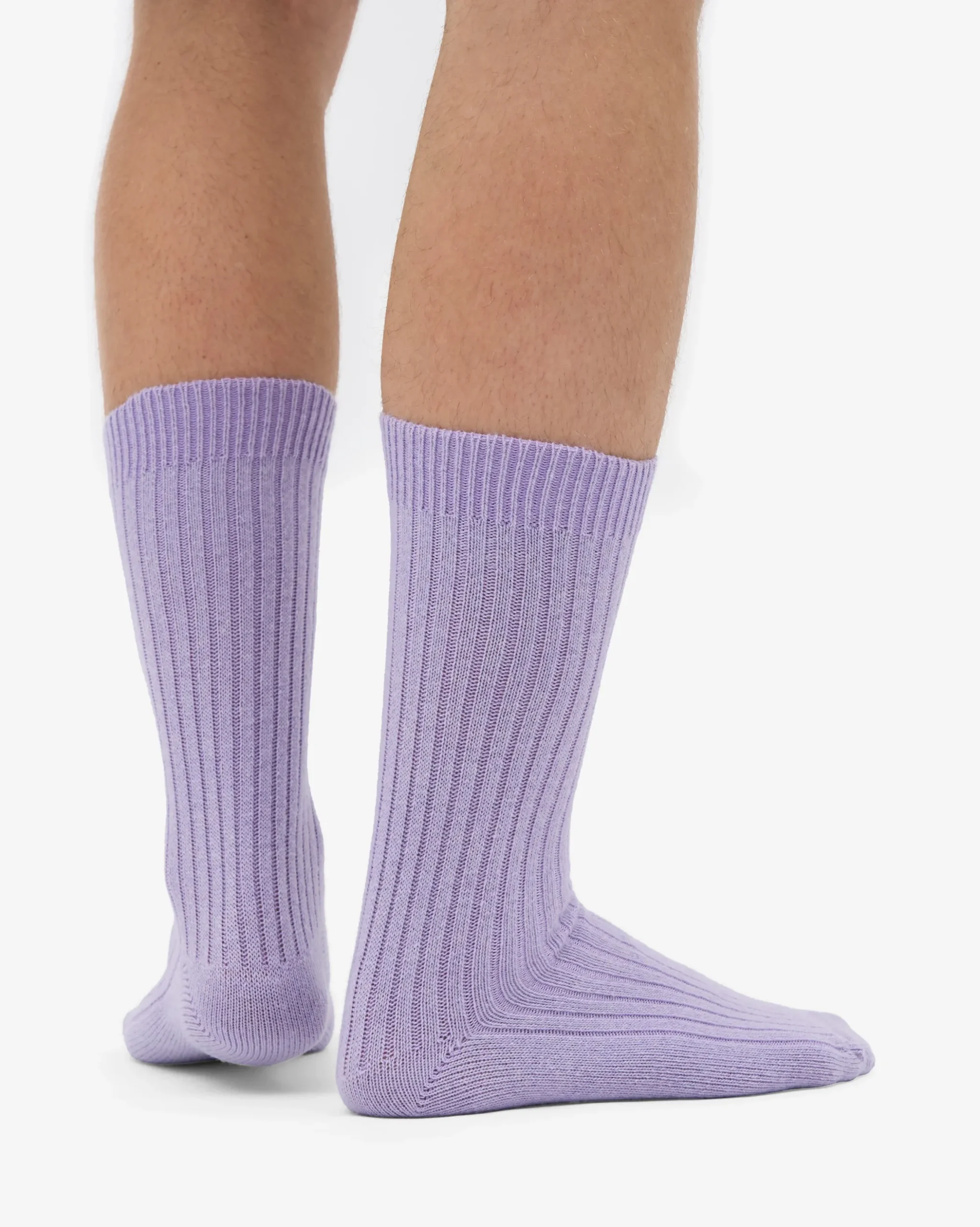 Merino Wool Blend Sock - Soft Lavender