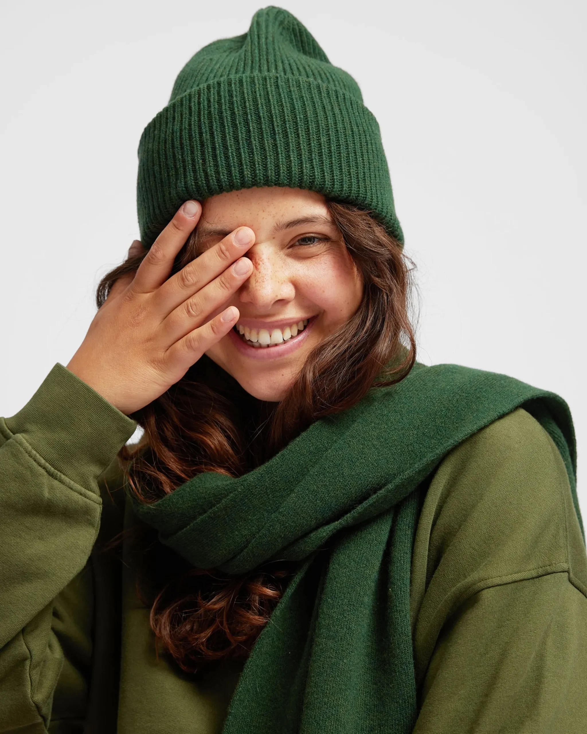 Merino Wool Hat - Burned Orange